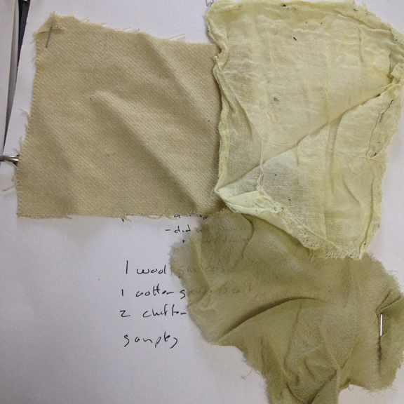 Dye samples