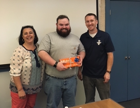 Lisa Lurie, Human Resources Manager, Greg Payton, Machinist Apprentice, Matt Twombly, Machinist Supervisior.
