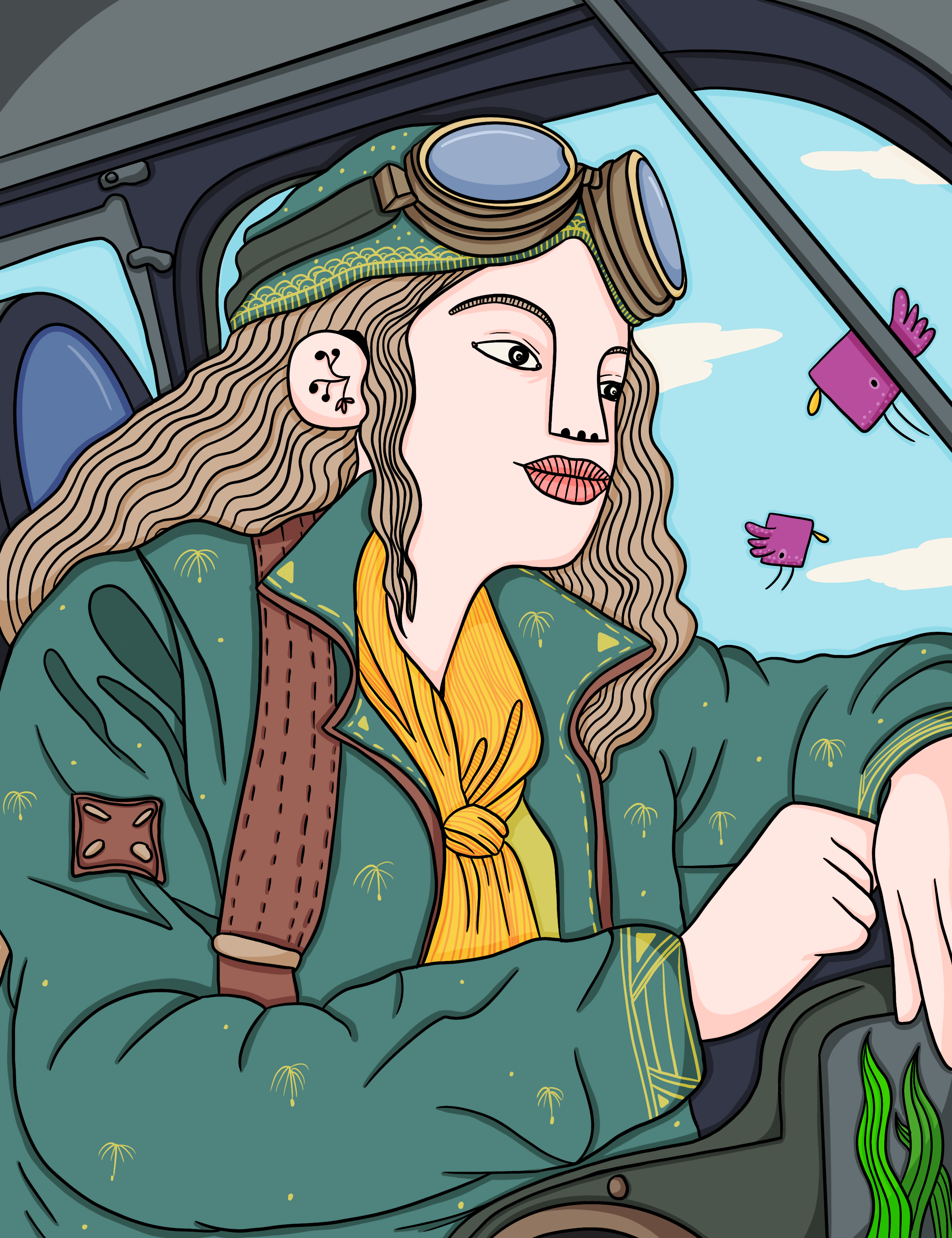 The Body Shop Georgia illustration collaboration with Masholand