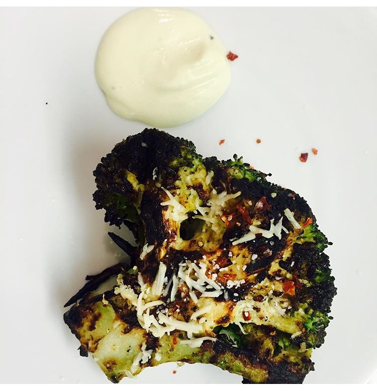  Grilled Broccoli w/ Parmesan&nbsp; 