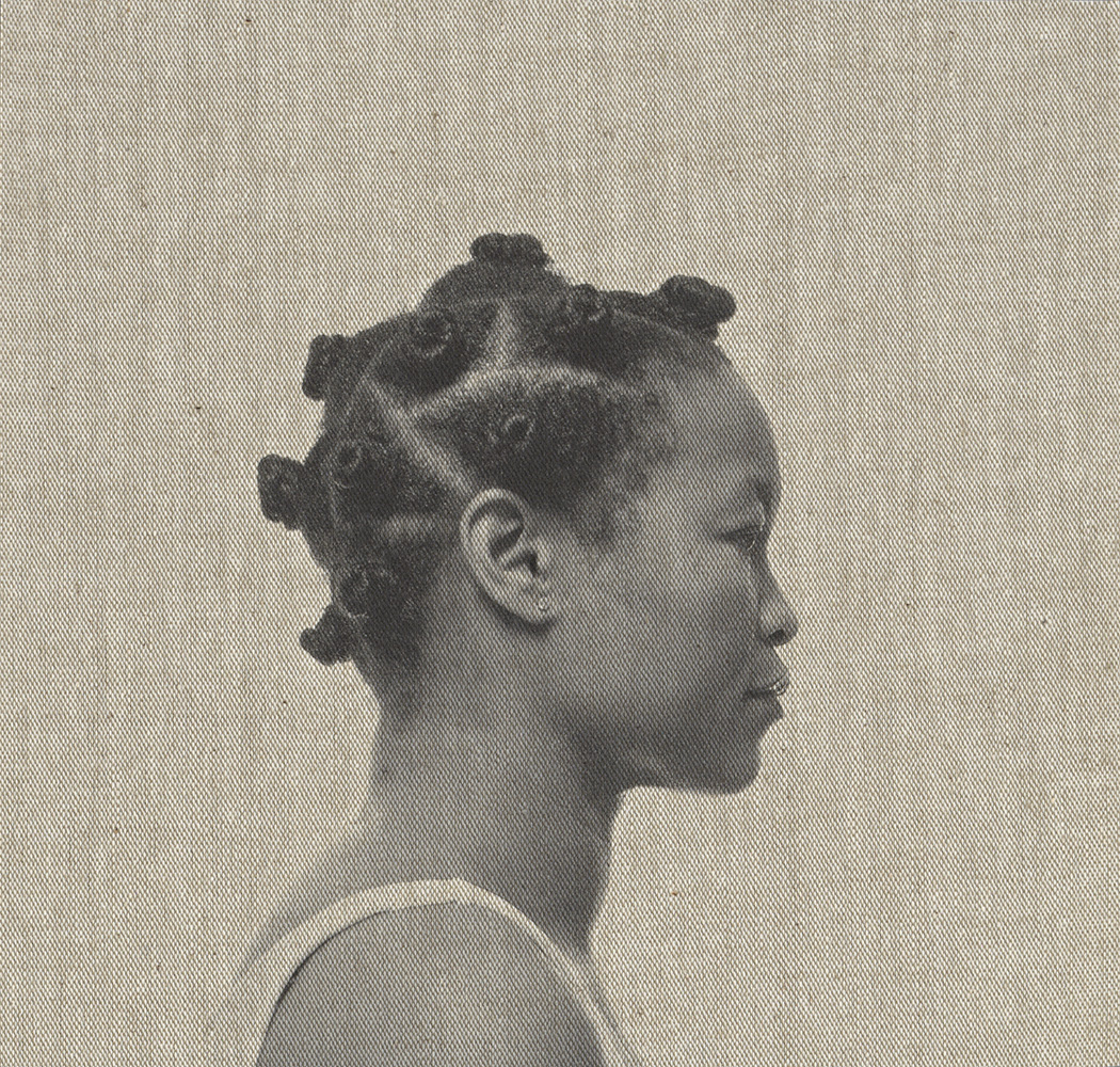 Hairpiece, Self-portrait, china bumps 2
