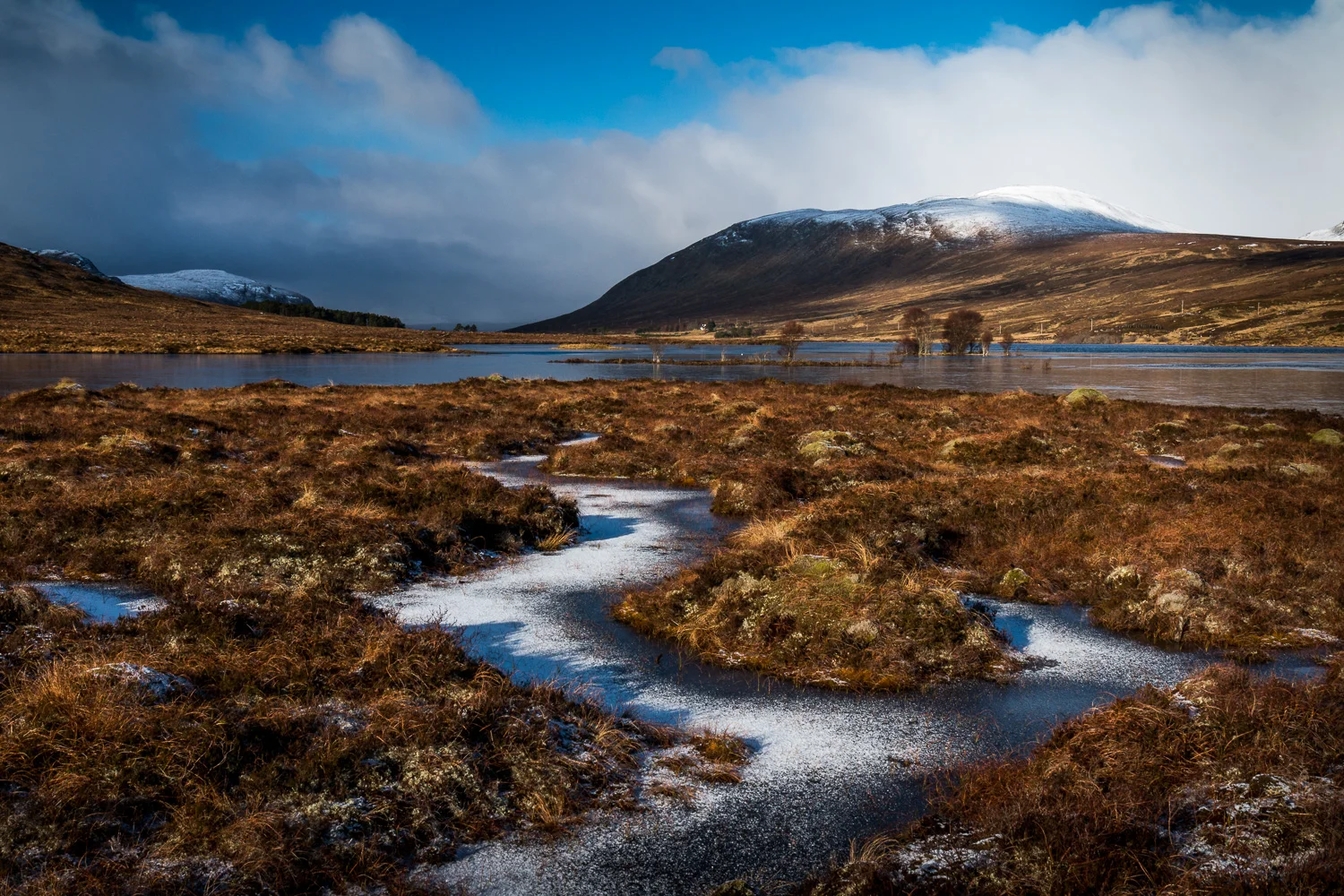 Looking across Loch Droma.