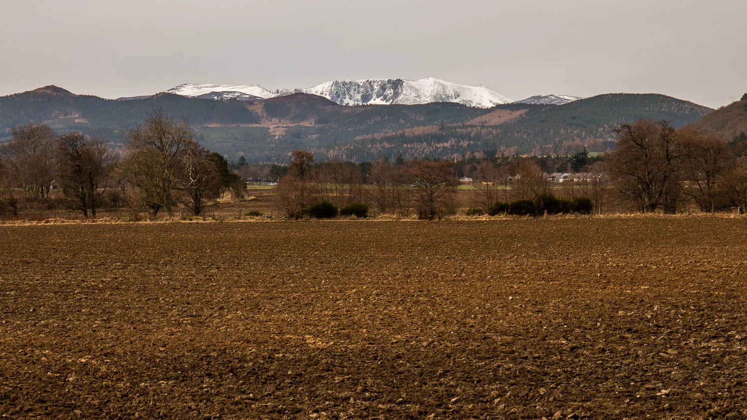 Lochnagar from just east of Ballater.