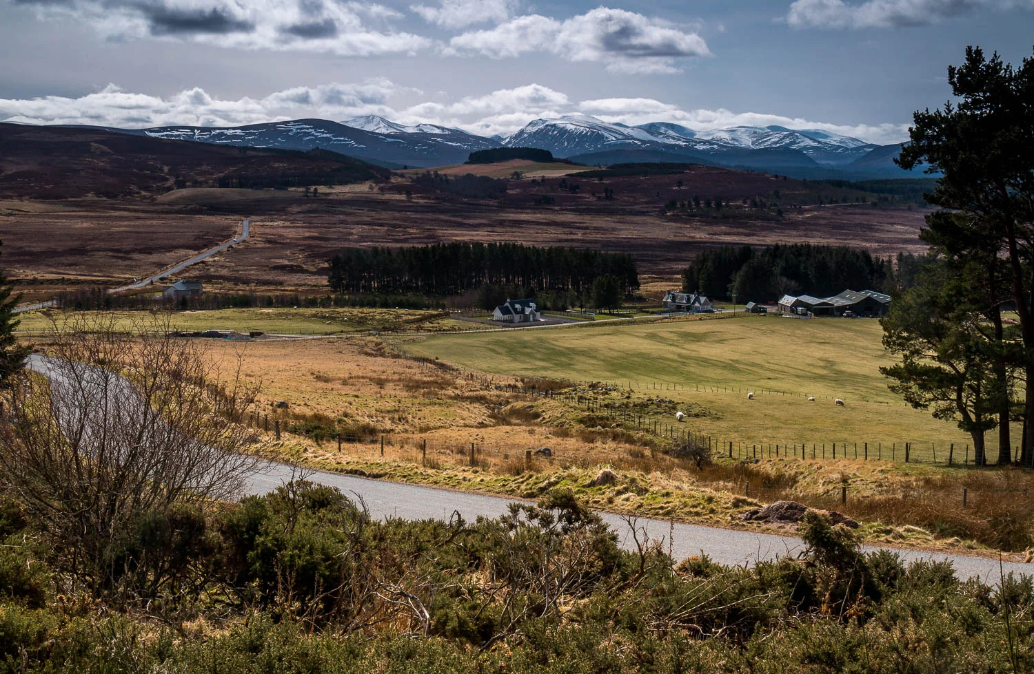 Taken from the roadside between Tomintoul and Grantown-on-Spey - looking into the Cairngorm National Park.