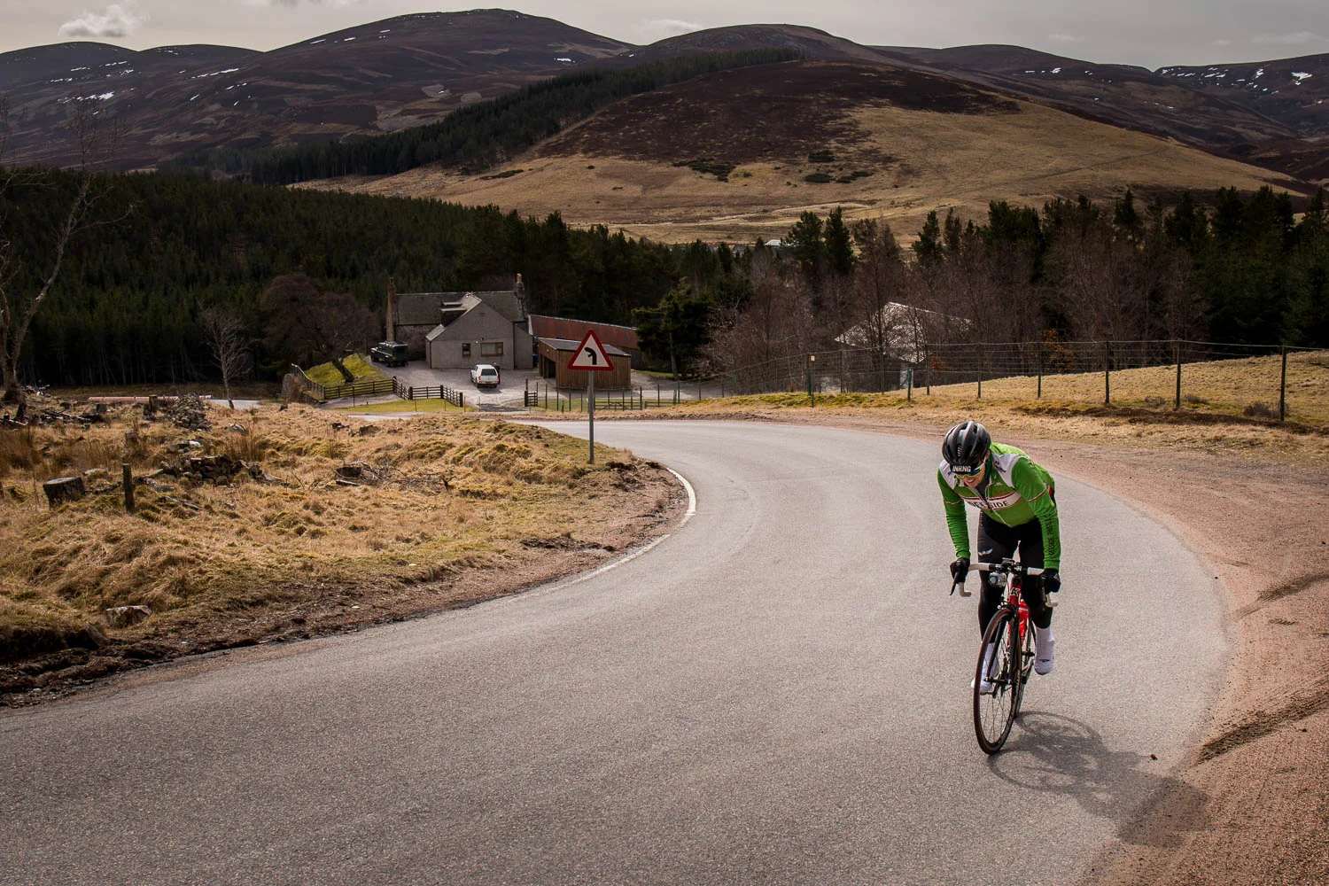 Craig on the lower slopes of the Lecht.