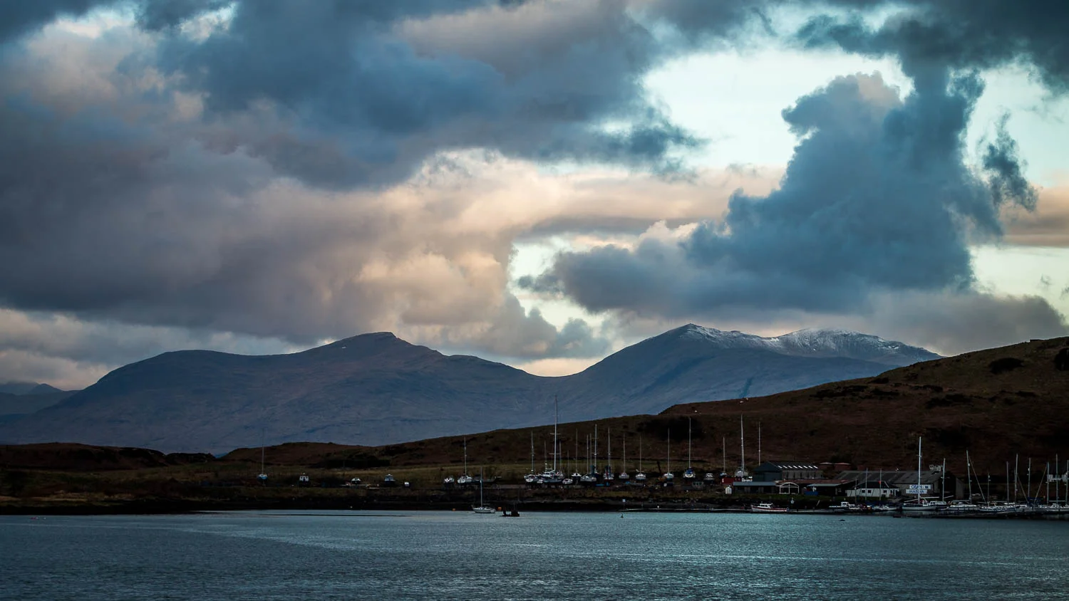 Ben More on Mull with Kerrera in the foreground.