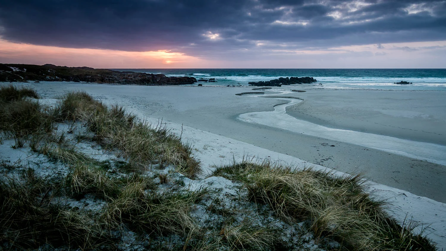 Sunset at Tràigh Bail' a-Mhuillinn