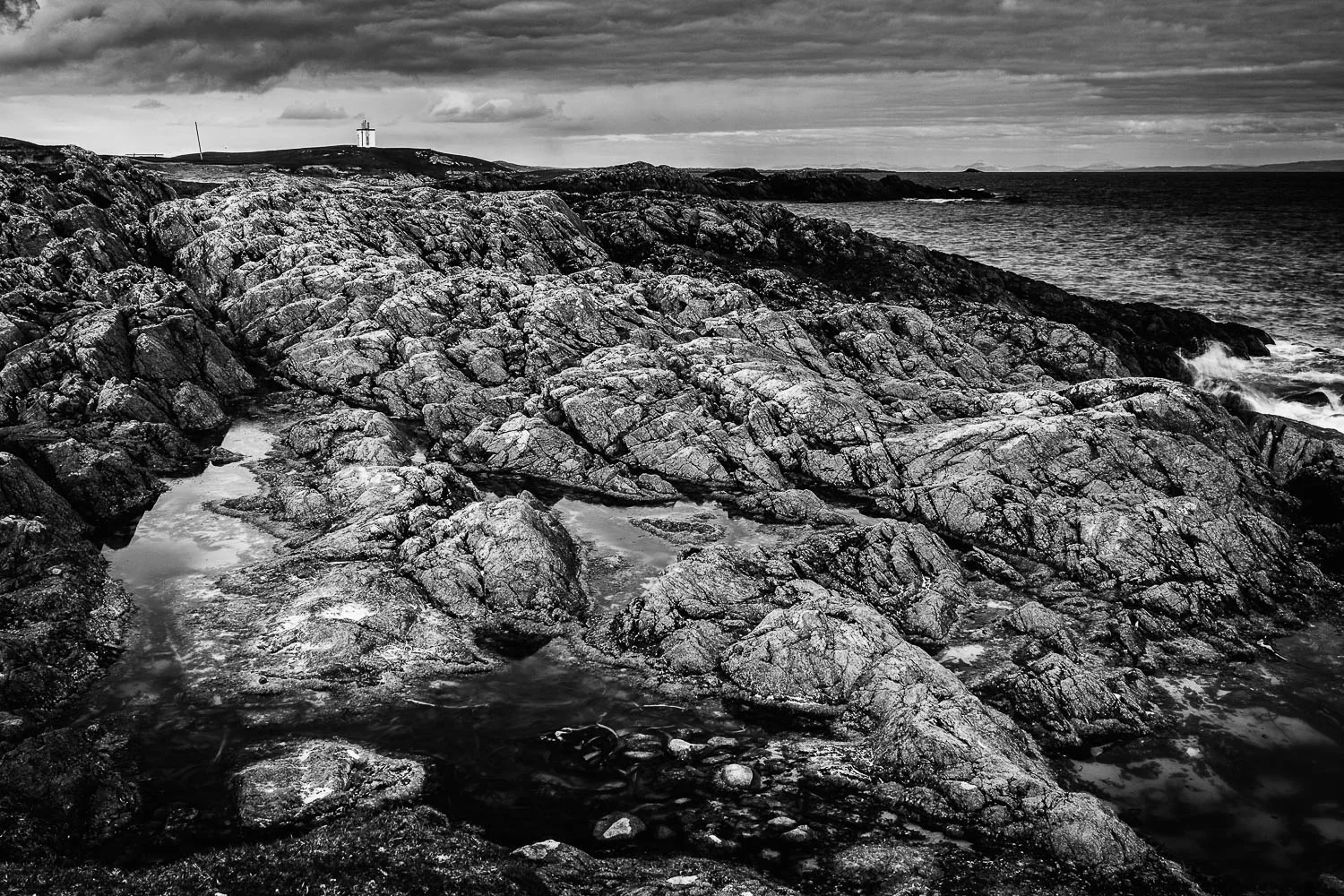 Eilean an Arbhair, Scarinish looking toward the harbour.