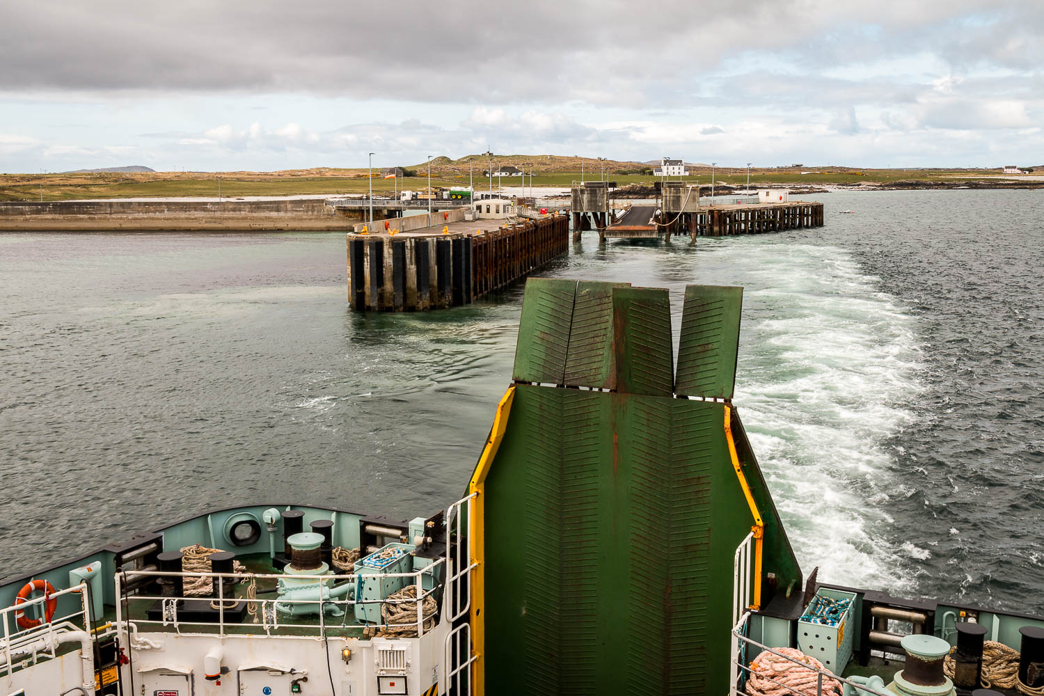 Departure - Leaving Gott Bay.