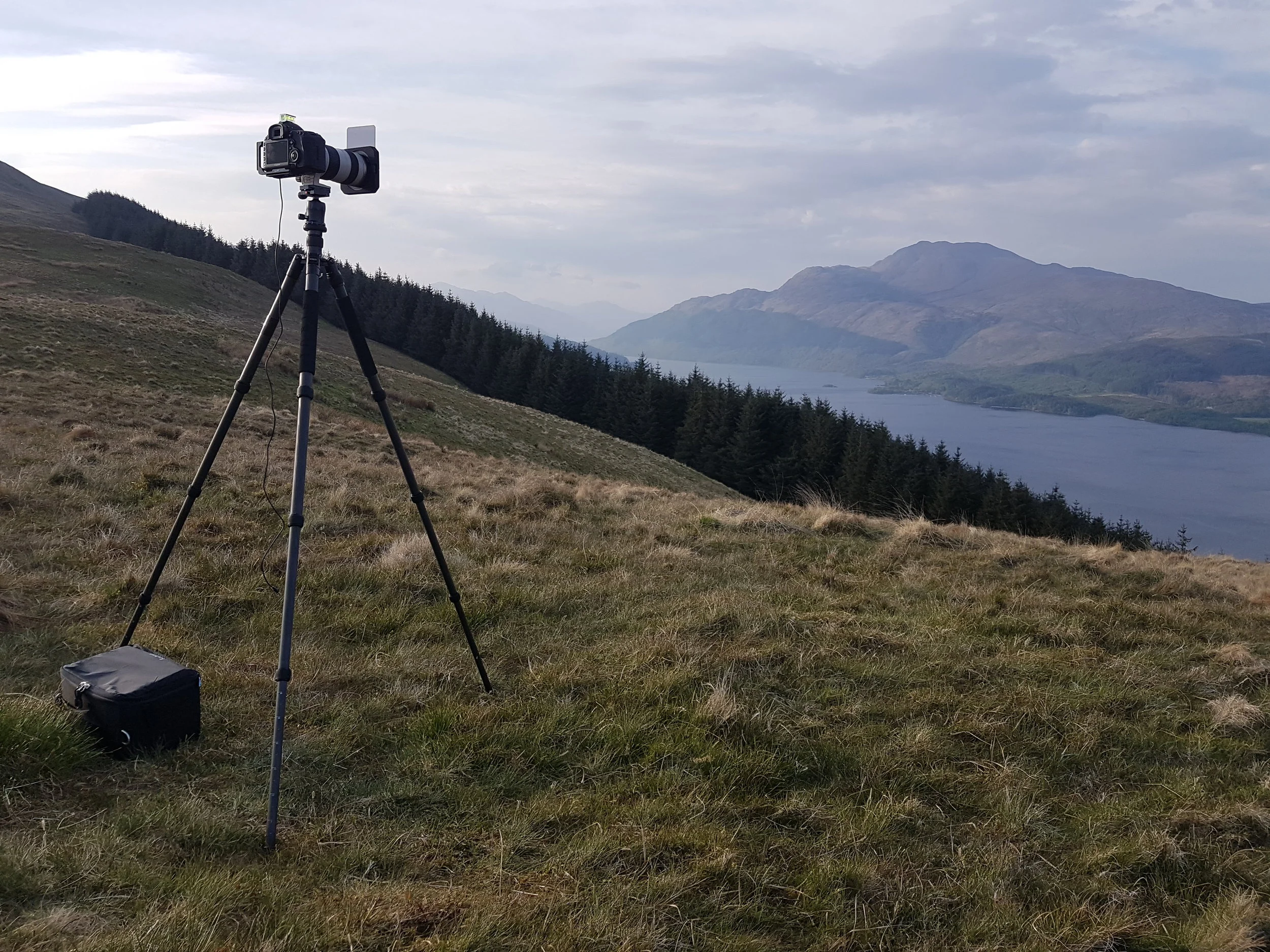 Set up for sunset...