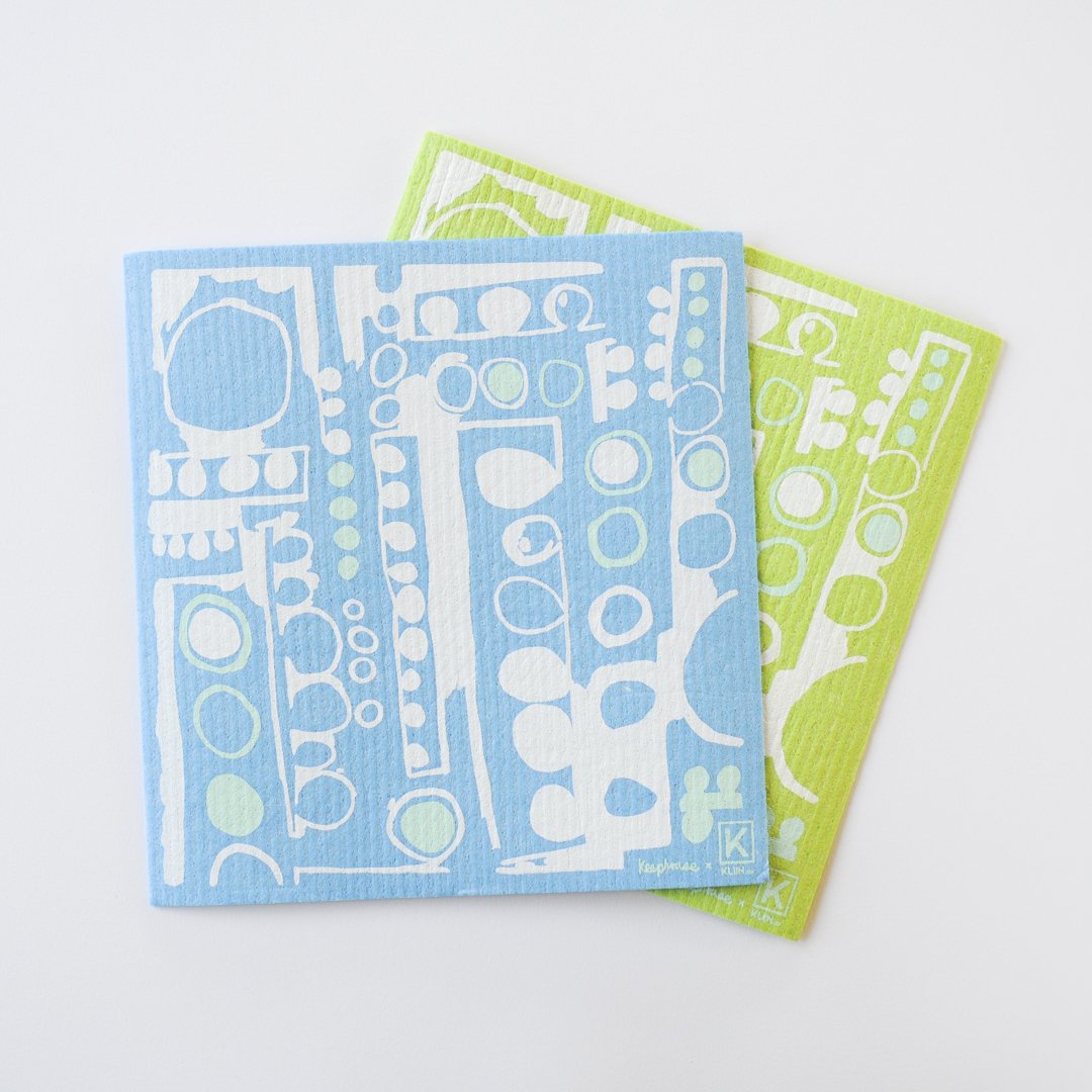 Large Reusable Towel - Collage