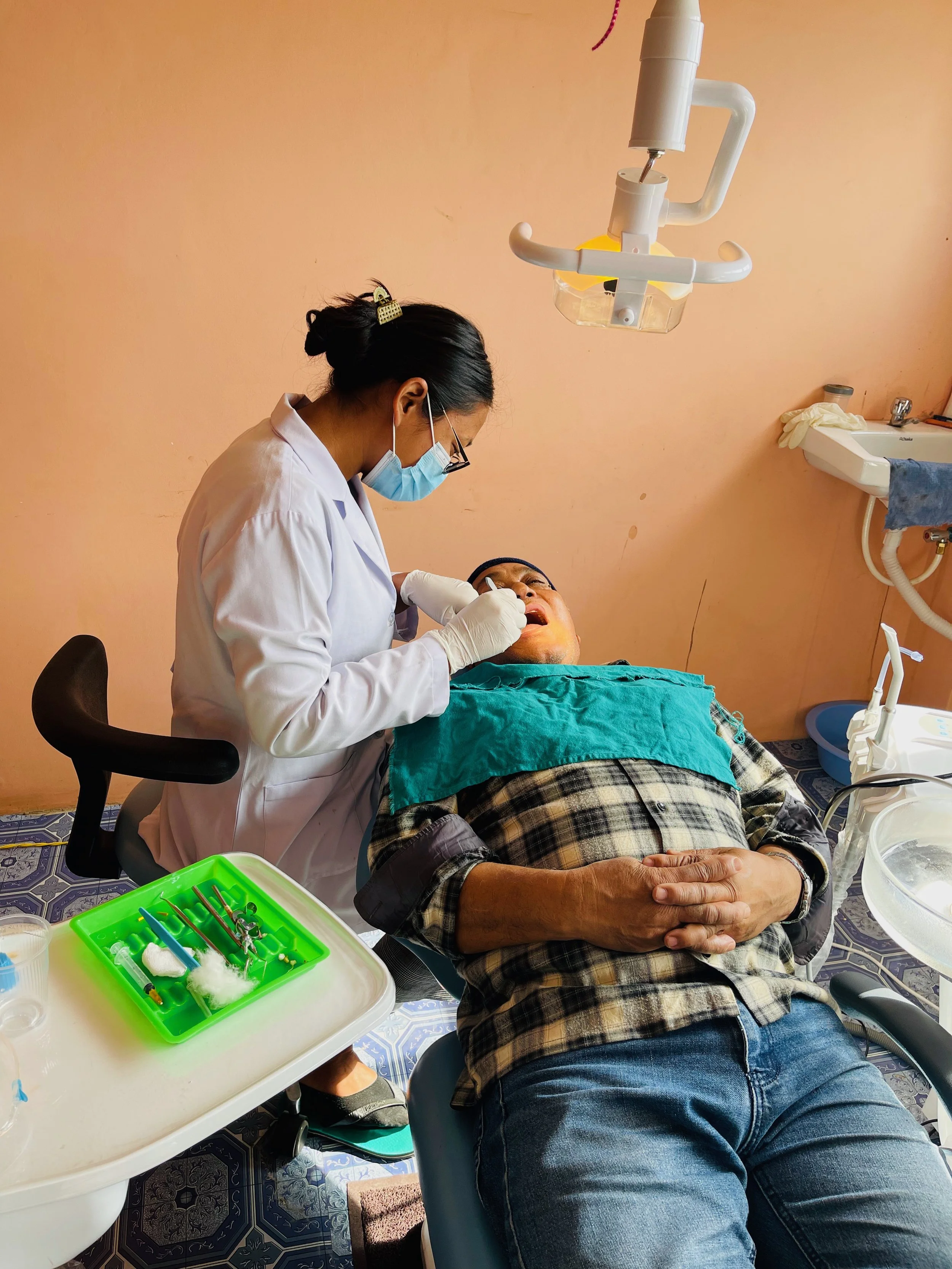 Helping Hands Chainpur Clinic: New Permanent Building