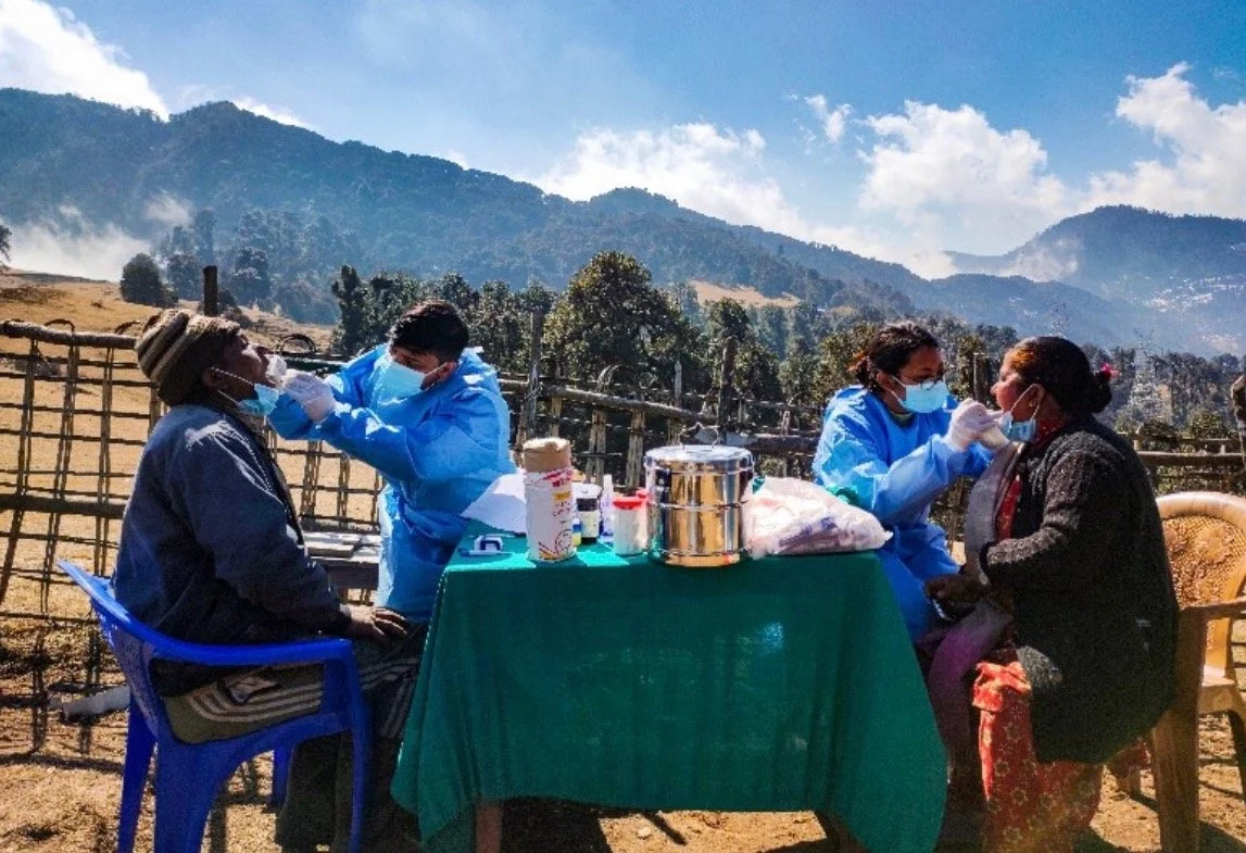 George Newell's Free Village Medical Camp 