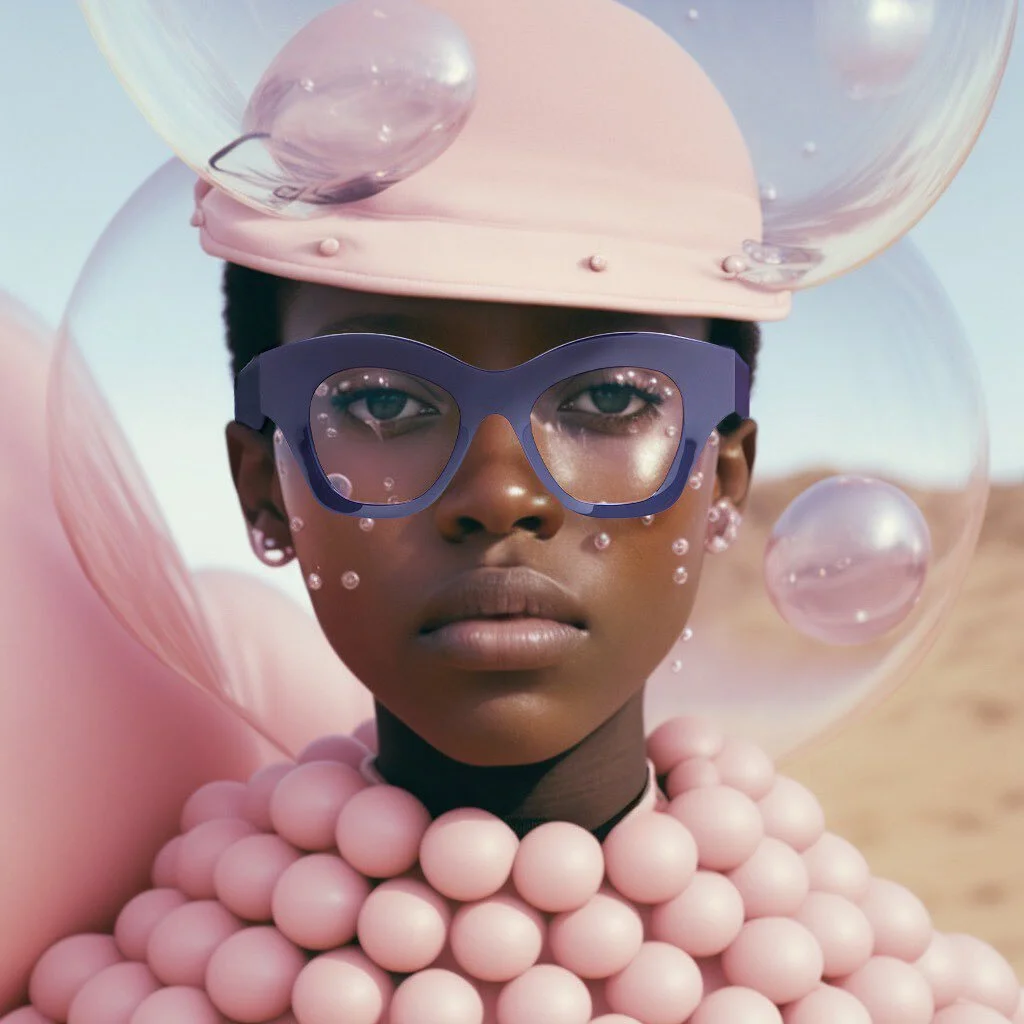 EPISODE 11 OF ADVENTURES IN A-EYE:

While the Earthlings were busy focusing on their anual Met Gala, Eyelana was lightyears away working on her own personal vision. Planet Oculus had never seen such style.

Eyelana wears @LapimaOfficial Tessa frames 