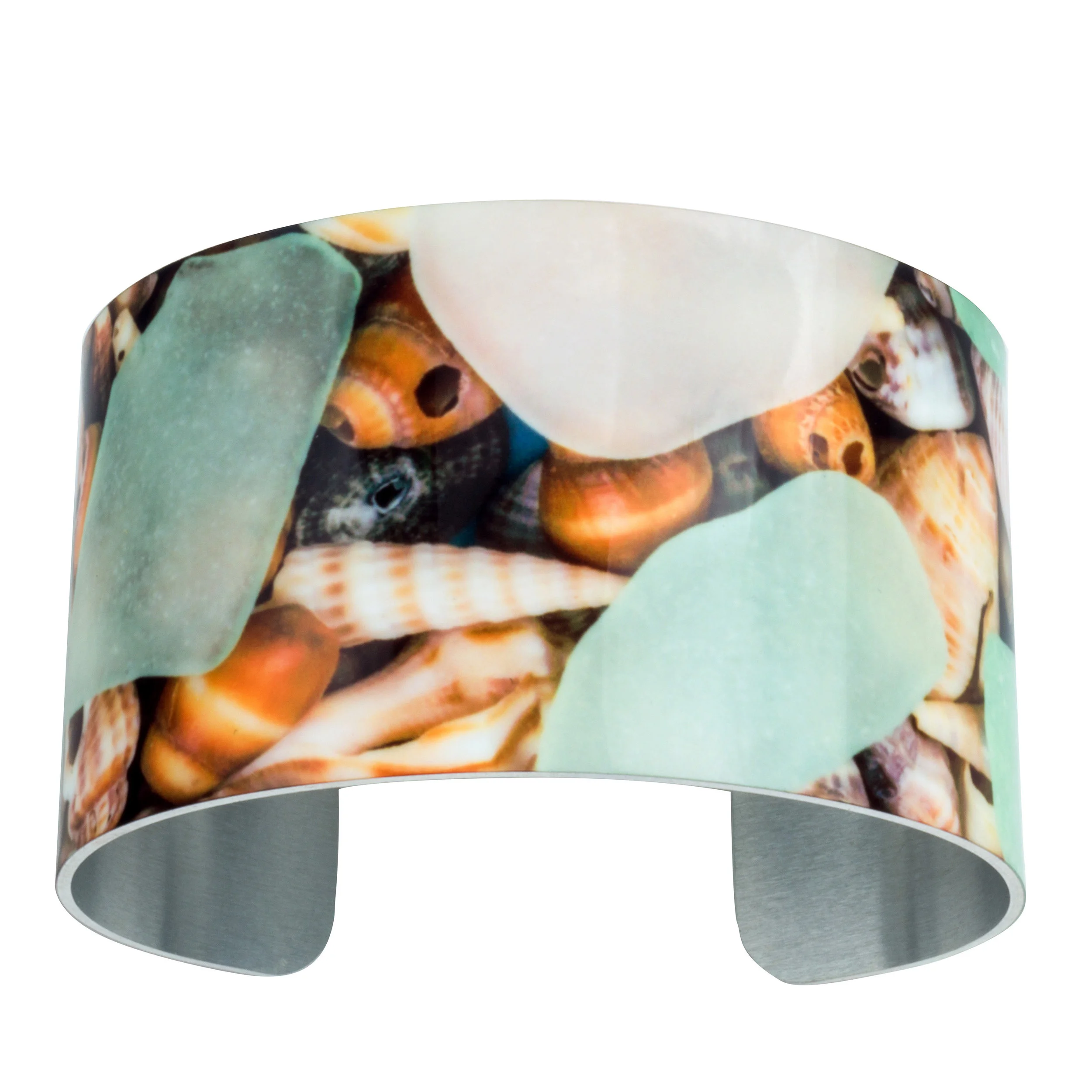 Sea Glass and Shells Bracelet