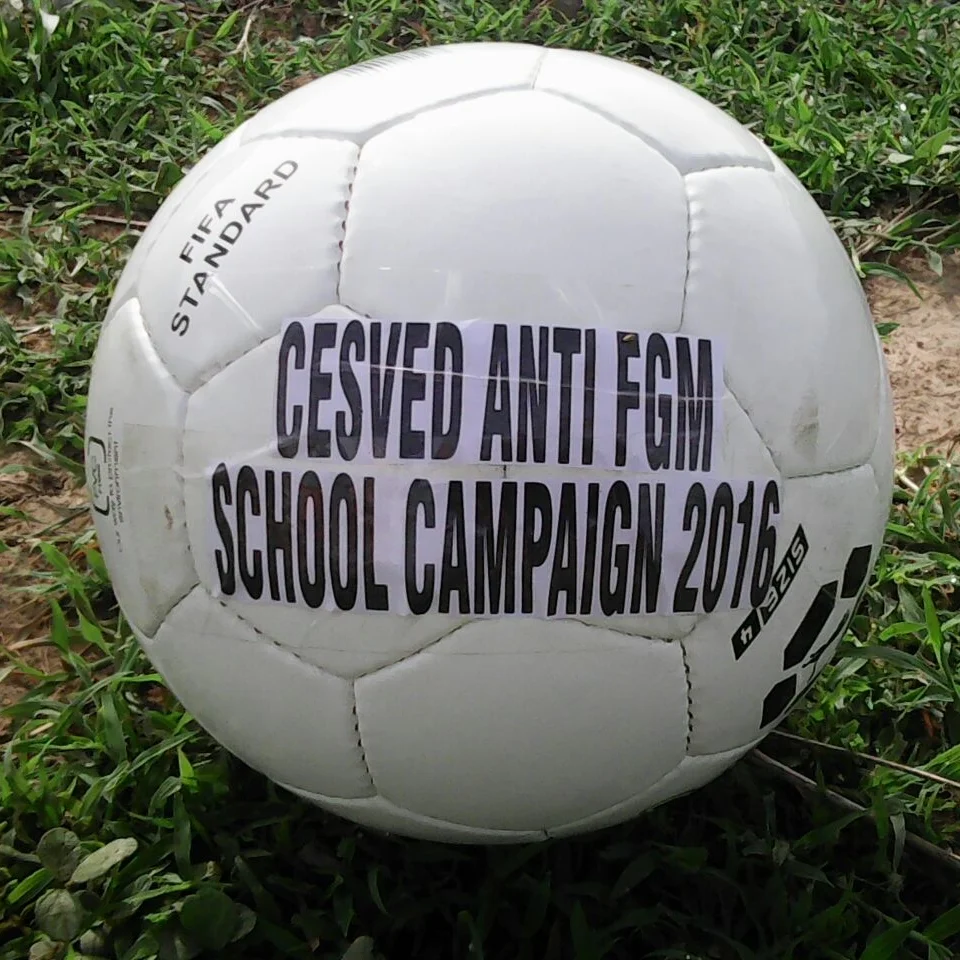 Gift uses the power of football to support her #EndFGM campaign.