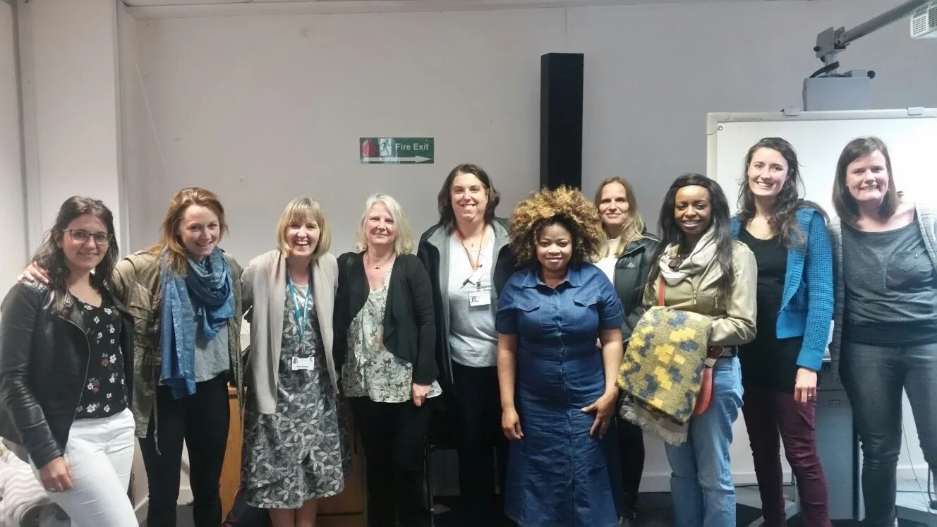Isabel with some women from the Maternity Stream of the City of Sanctuary, Leeds. 