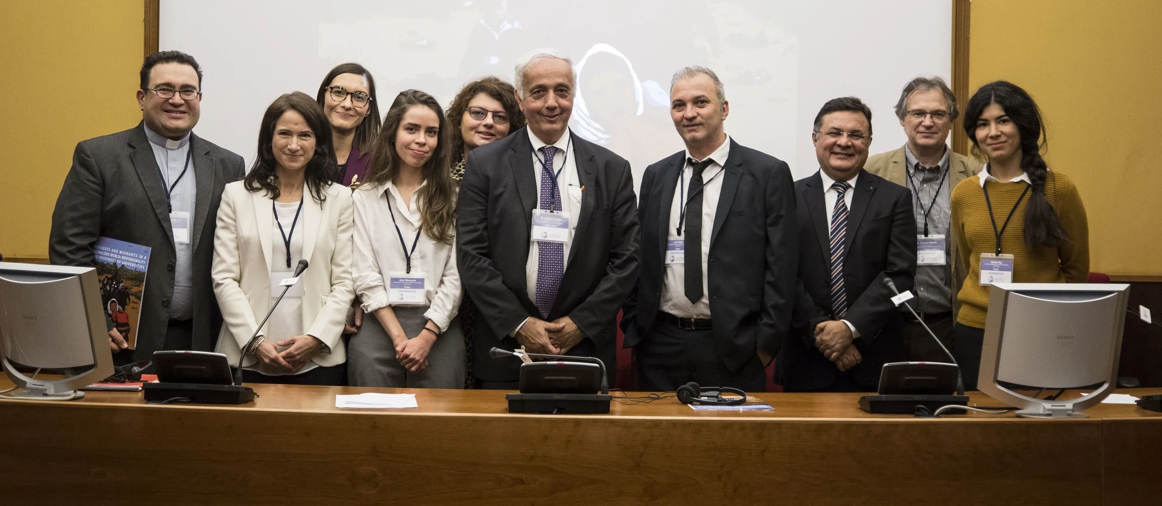 Organisers and Partners of the IMRE conference: IFCU - International Federation of Catholic Universities, Pontificia Università Gregoriana, Being the Blessing Foundation, Center for Interreligious Understanding, Projects For All, Aleteia