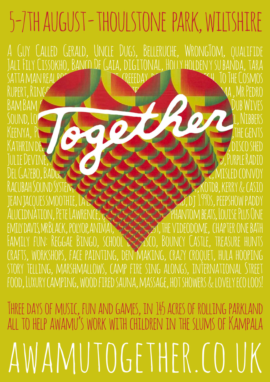 Latest line-up news & win a special spa hour for two