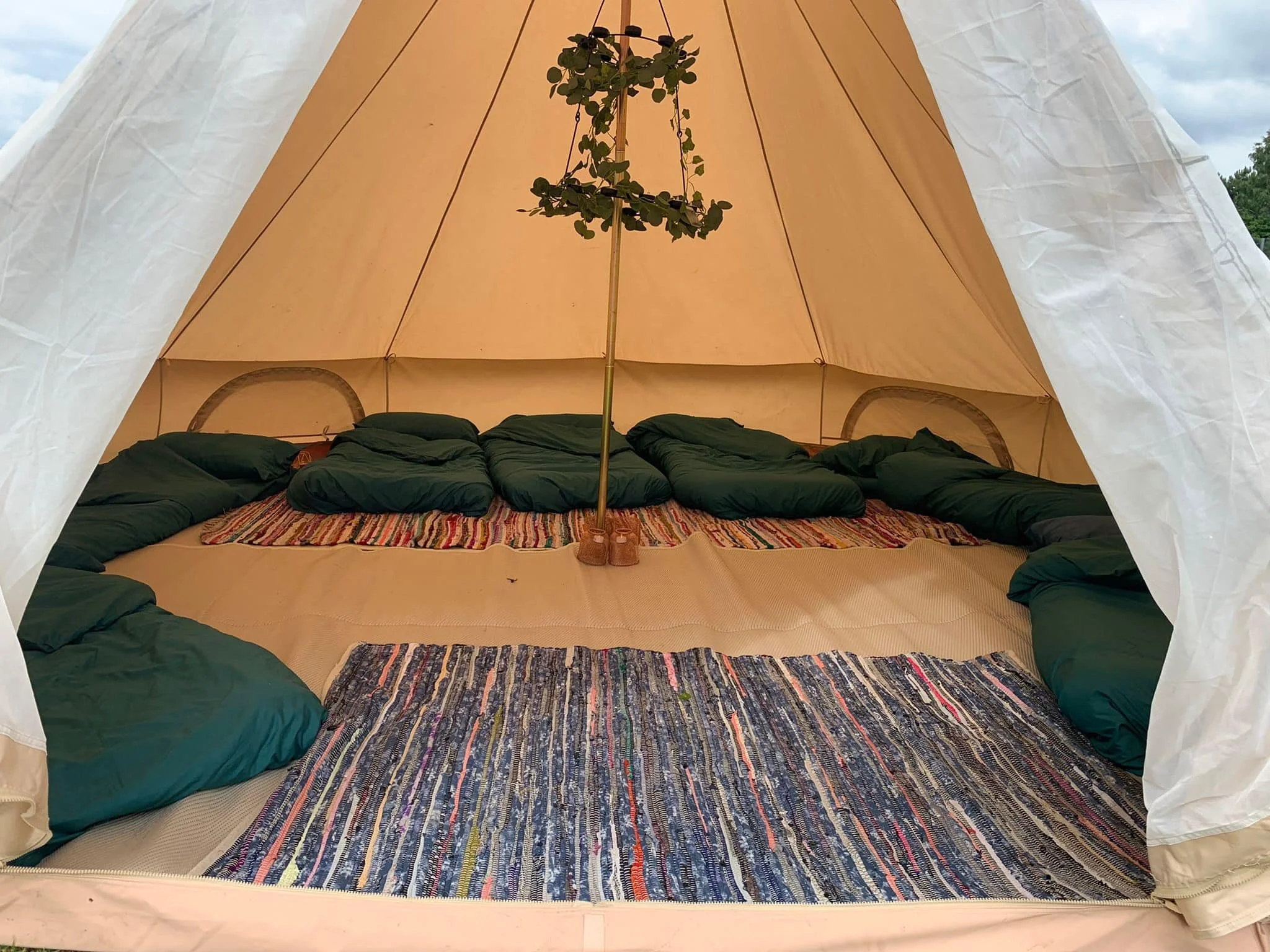 Bell Tent Bedding Hire Add-on - Single - Together 2026