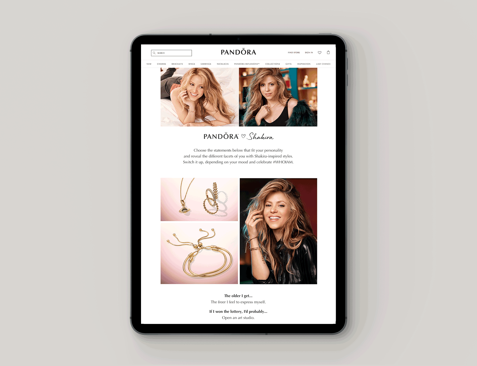 Pandora_Shakira_iPad_Mockup.gif