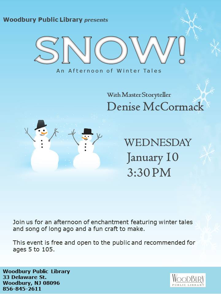 SNOW! An Afternoon of Winter Tales And Song  