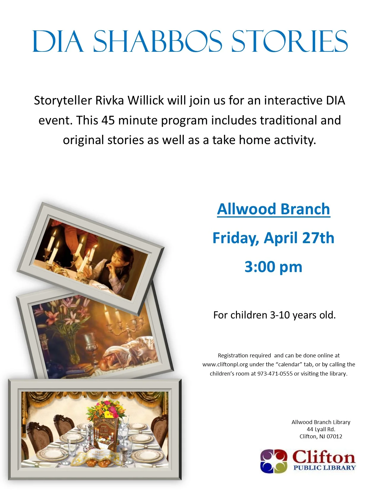 DIA Shabbos Stories
