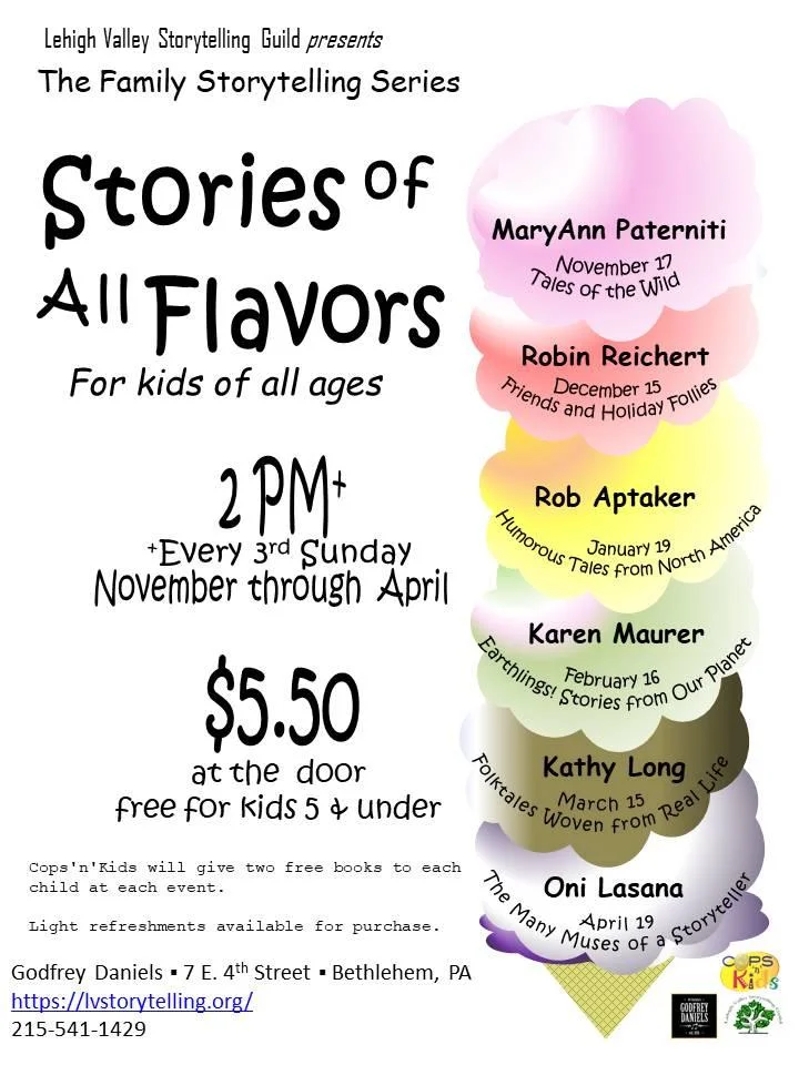 Family Storytelling Series: Stories of All Flavors (Nov. to April)