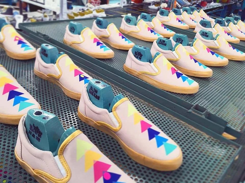 "Actual footage of my soul multiplying into an army of rainbows." Manufacturing of KLC Collection with Inkkas. 
