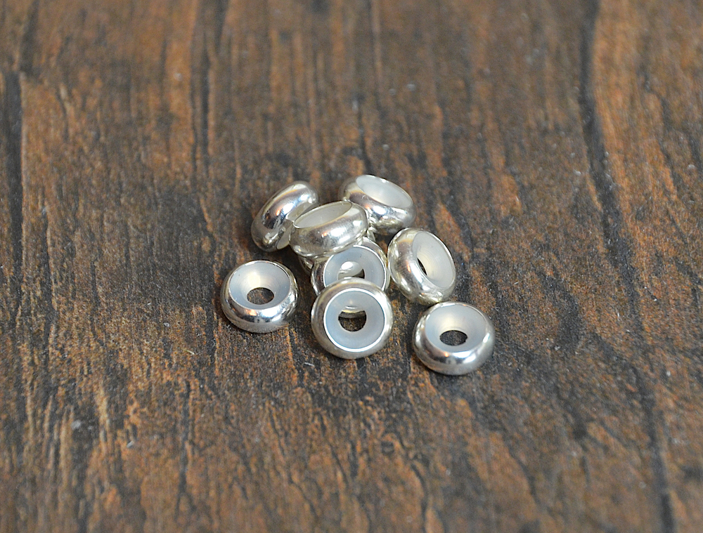 Sterling Silver Smart Spacer Beads — Handmade by Moe