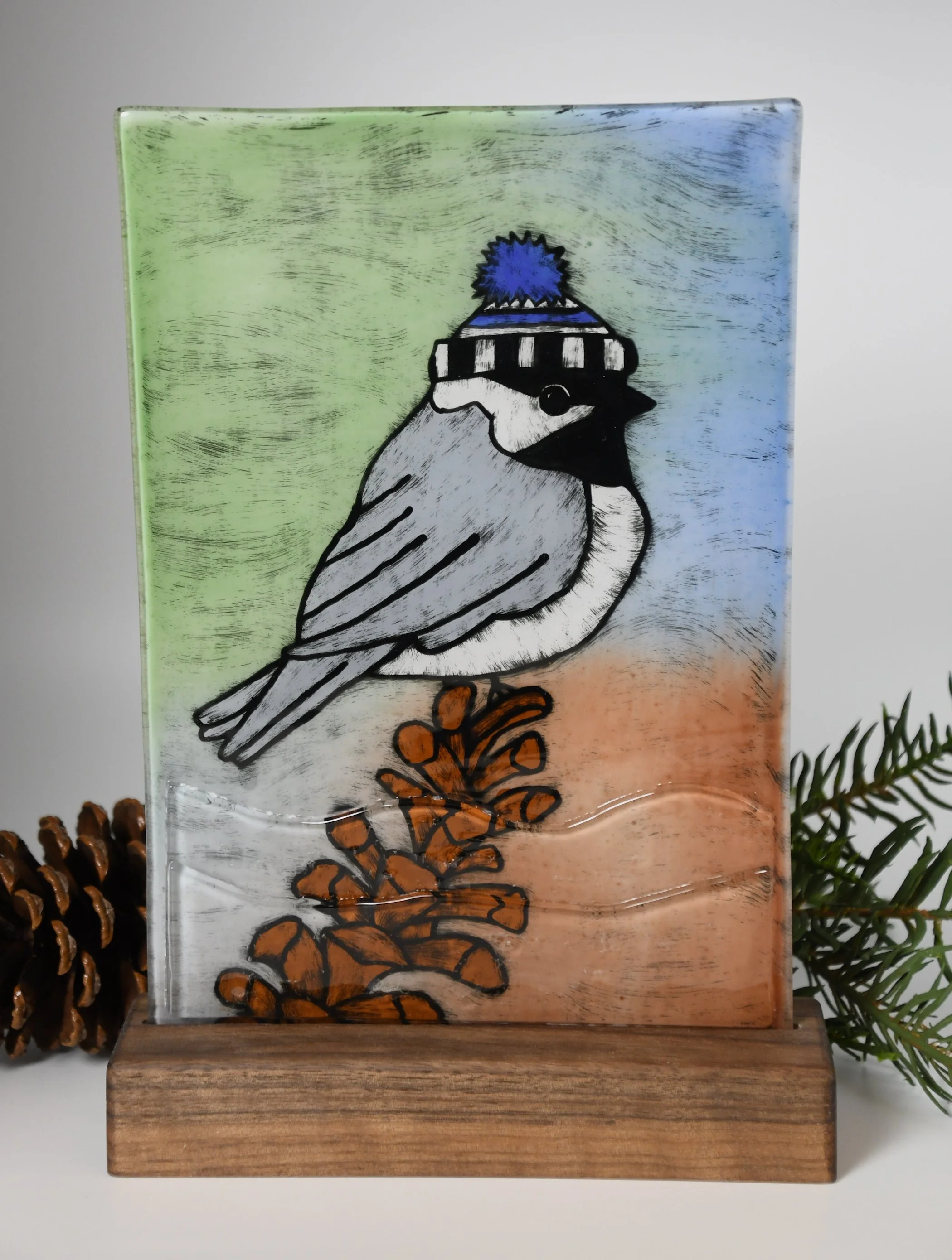 chickadee w: hat.jpg