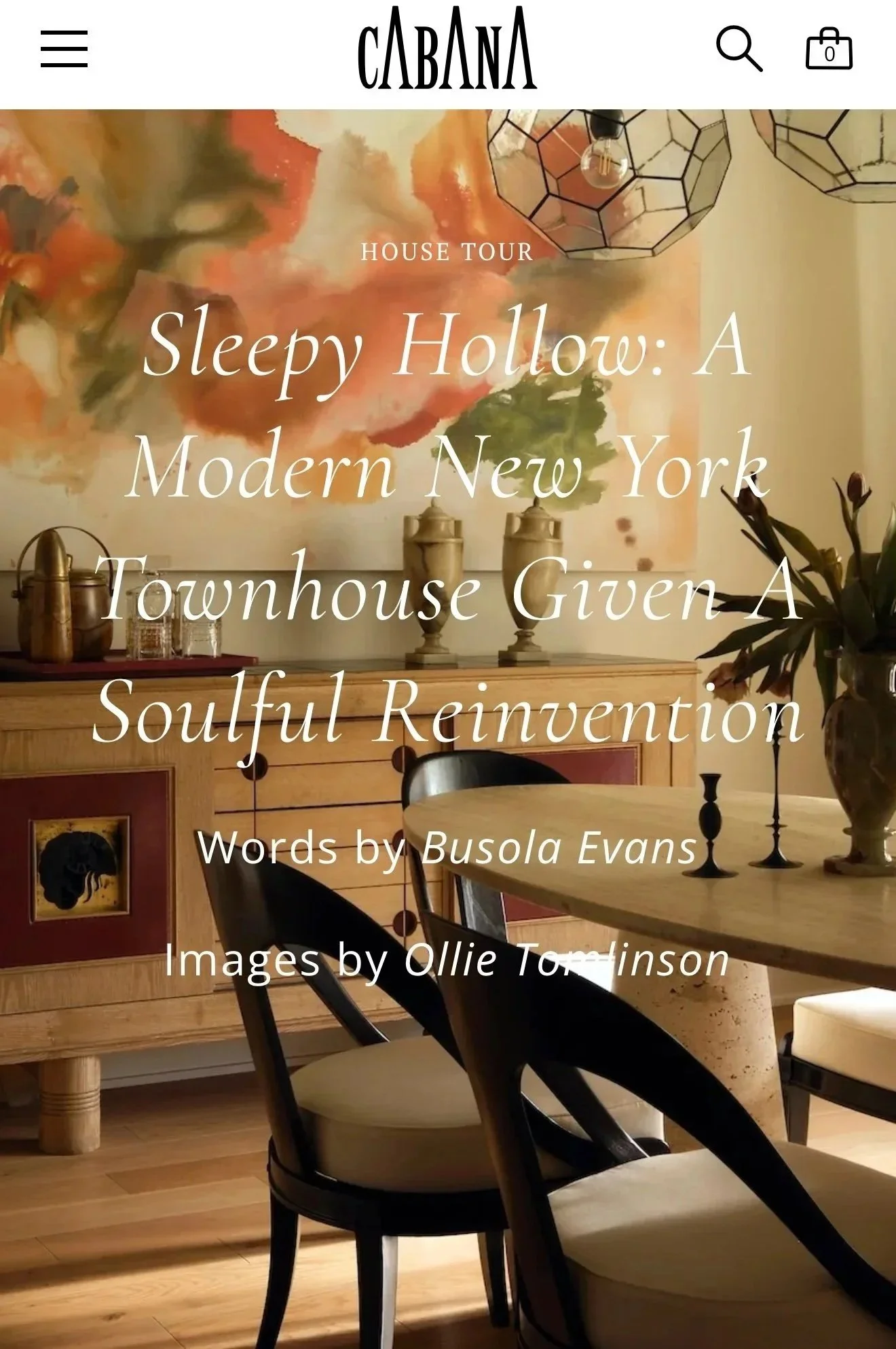 Caban Magazine: A Modern New York Townhouse (Copy)