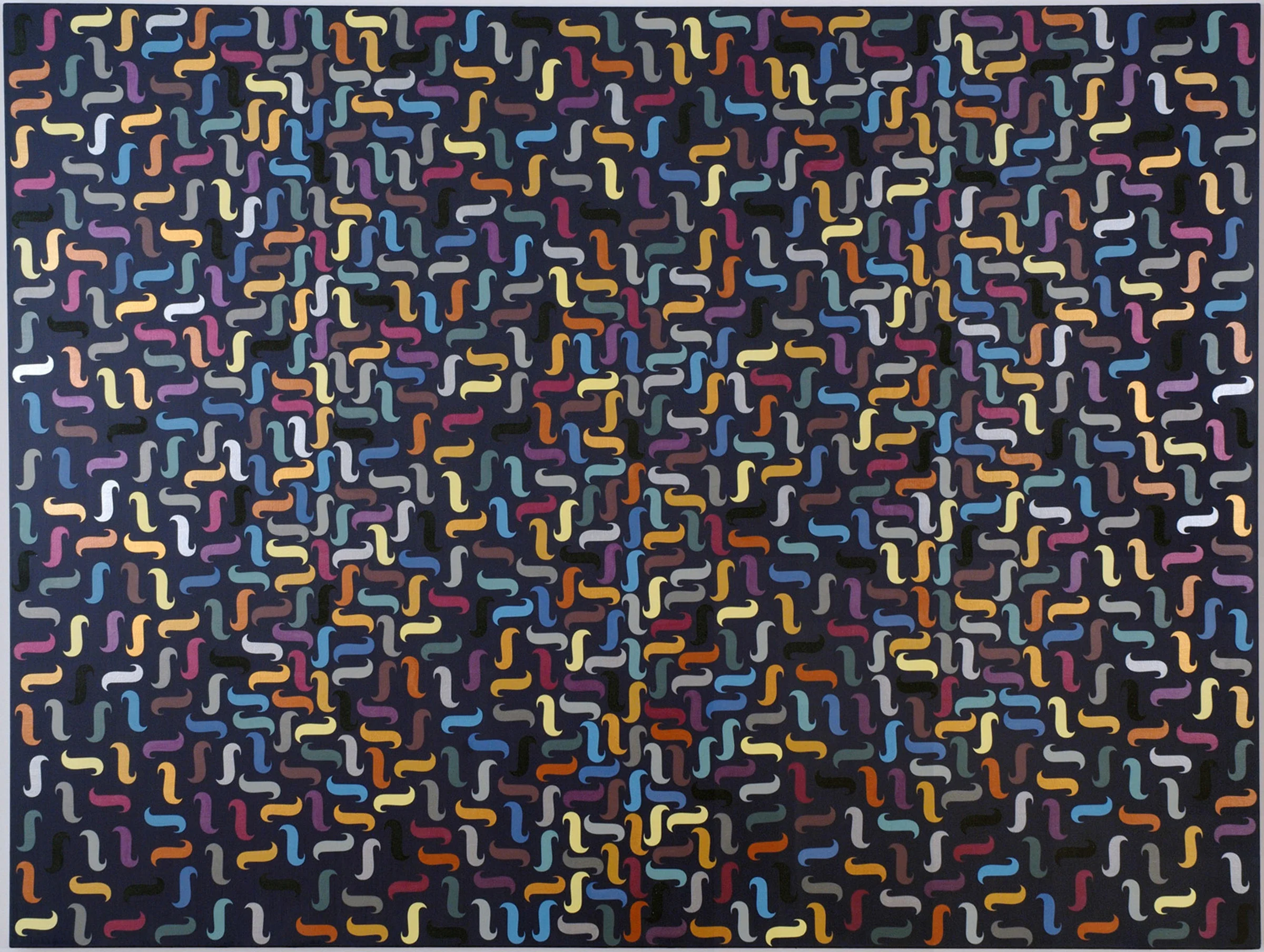  Evening's Empire , 2008 acrylic on canvas 78 x 103 inches 