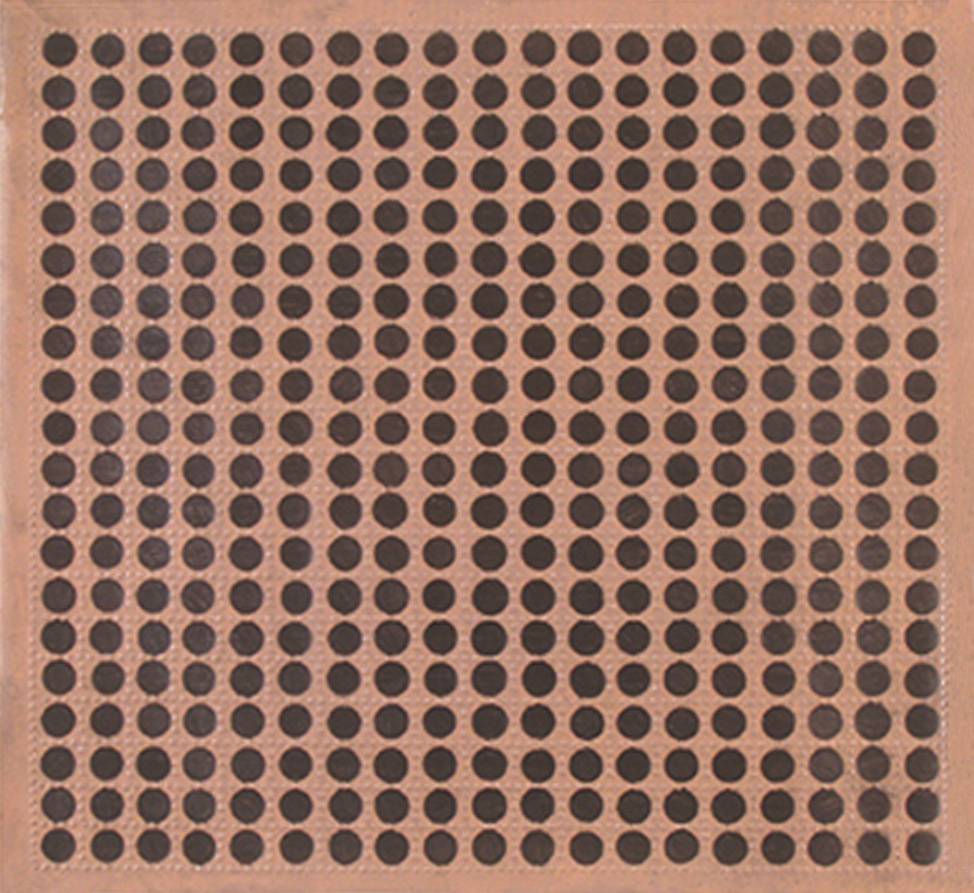    In a Manner of Speaking,&nbsp;   2005 Braille paper, acrylic, and graphite 10 7/8 x 10 inches  