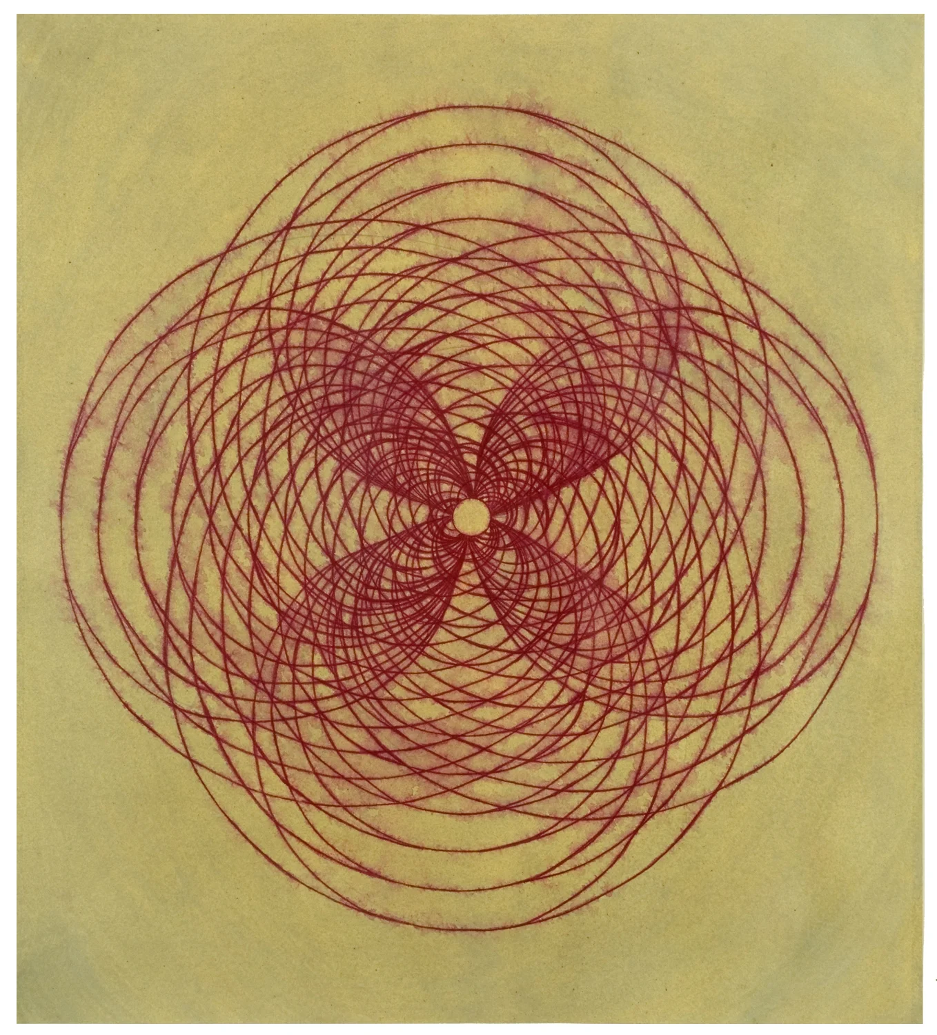   Western Cowboy Roper , 2010 acrylic, graphite, &amp; watercolor on paper 28 x 25 1/8 inches   