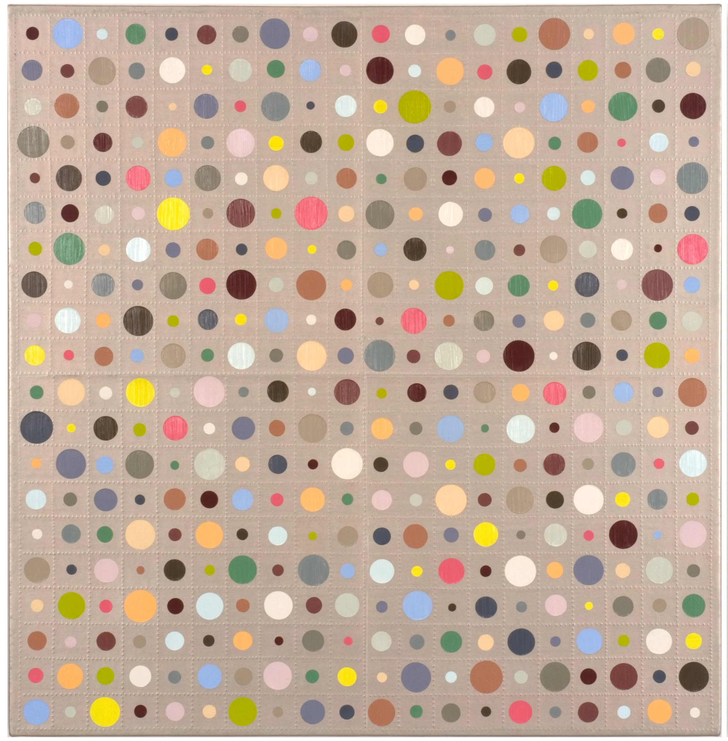    Remains of the Day, March 31, 2009    Braille paper, oil, &amp;&nbsp;acrylic on linen   21 x 20.5 inches  
