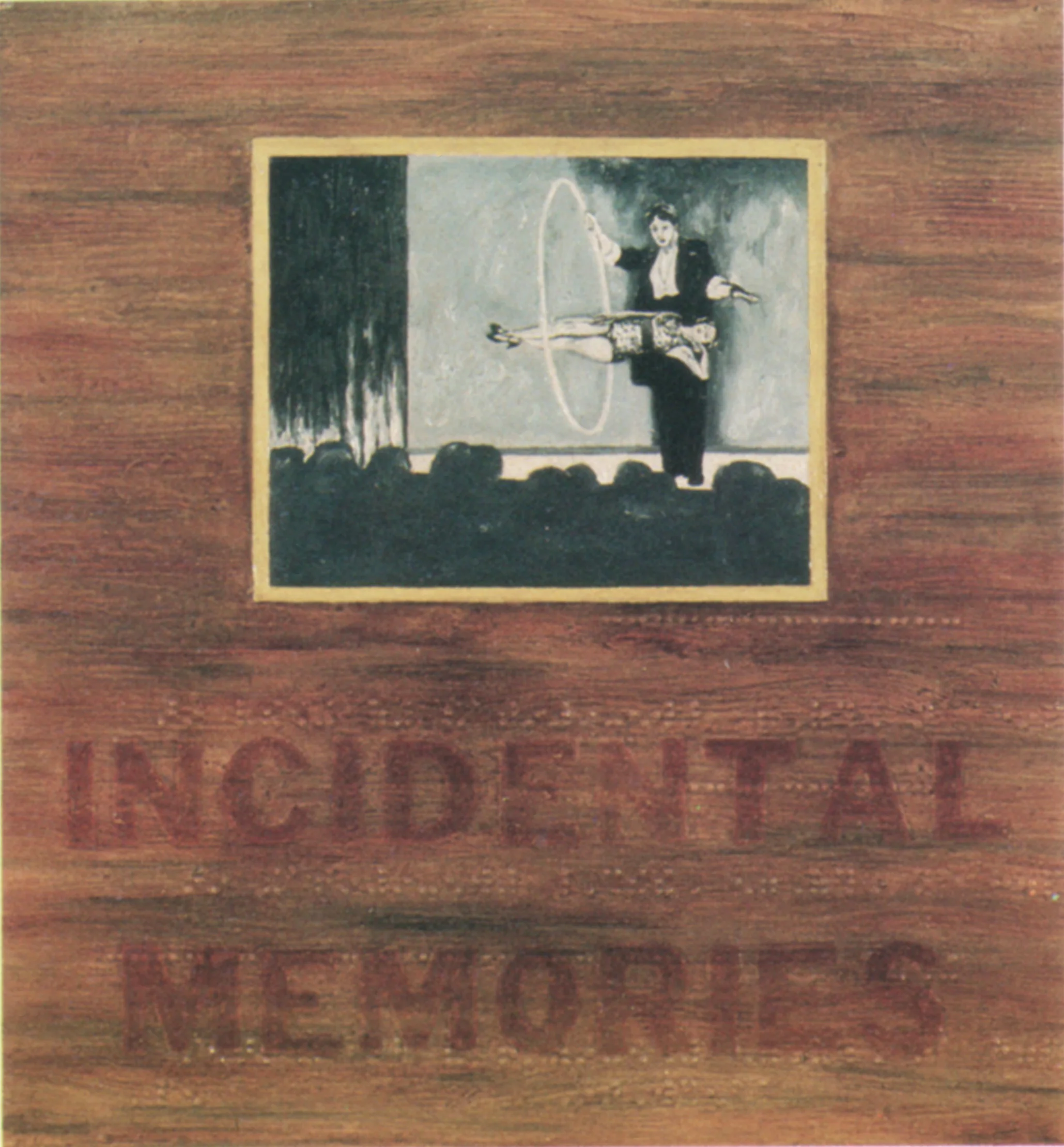   Incidental Memories , 1988 oil &amp; collage on braille paper 11 1/2 x 11 inches 