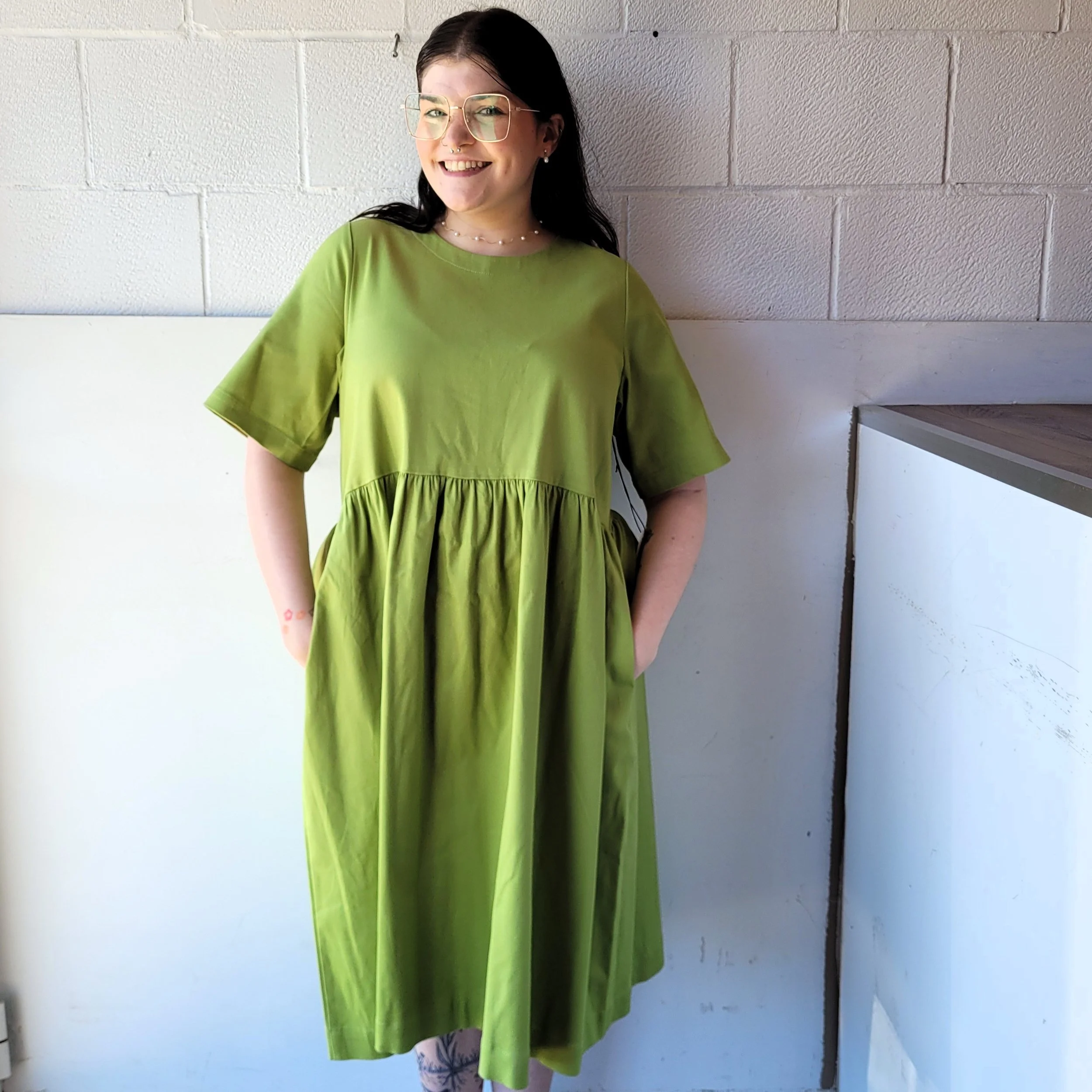 Avocado Dress from Birds of N.A. / Size XS - 3XL
