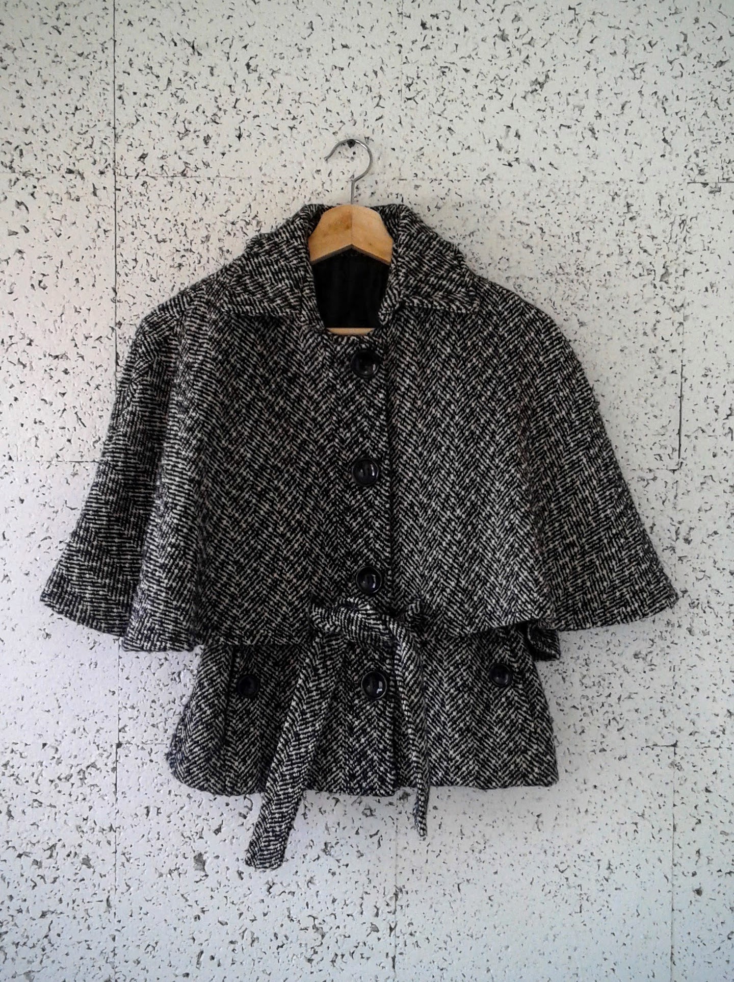 Mystic cape coat; Size S, $40