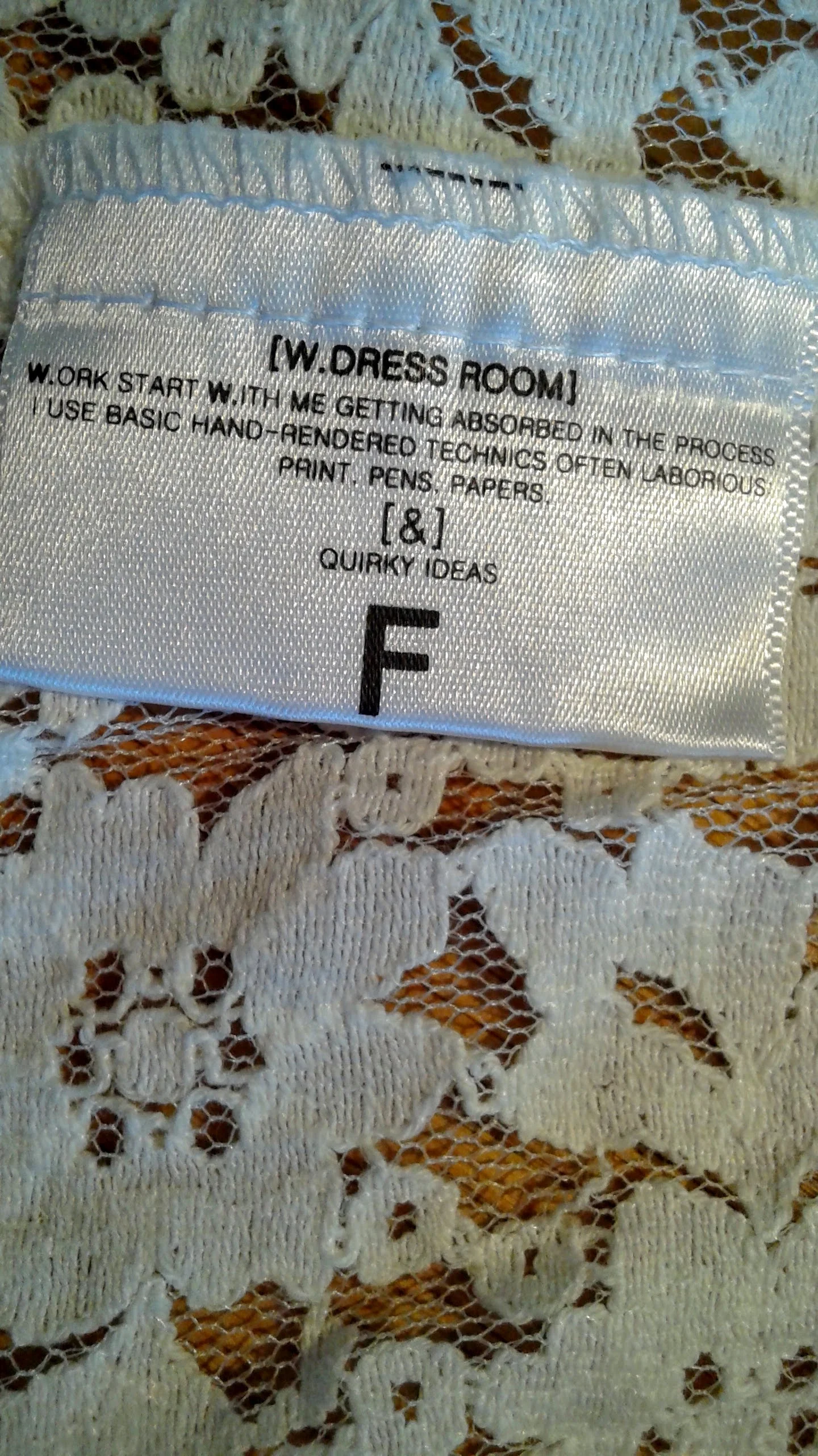 W. Dress Room