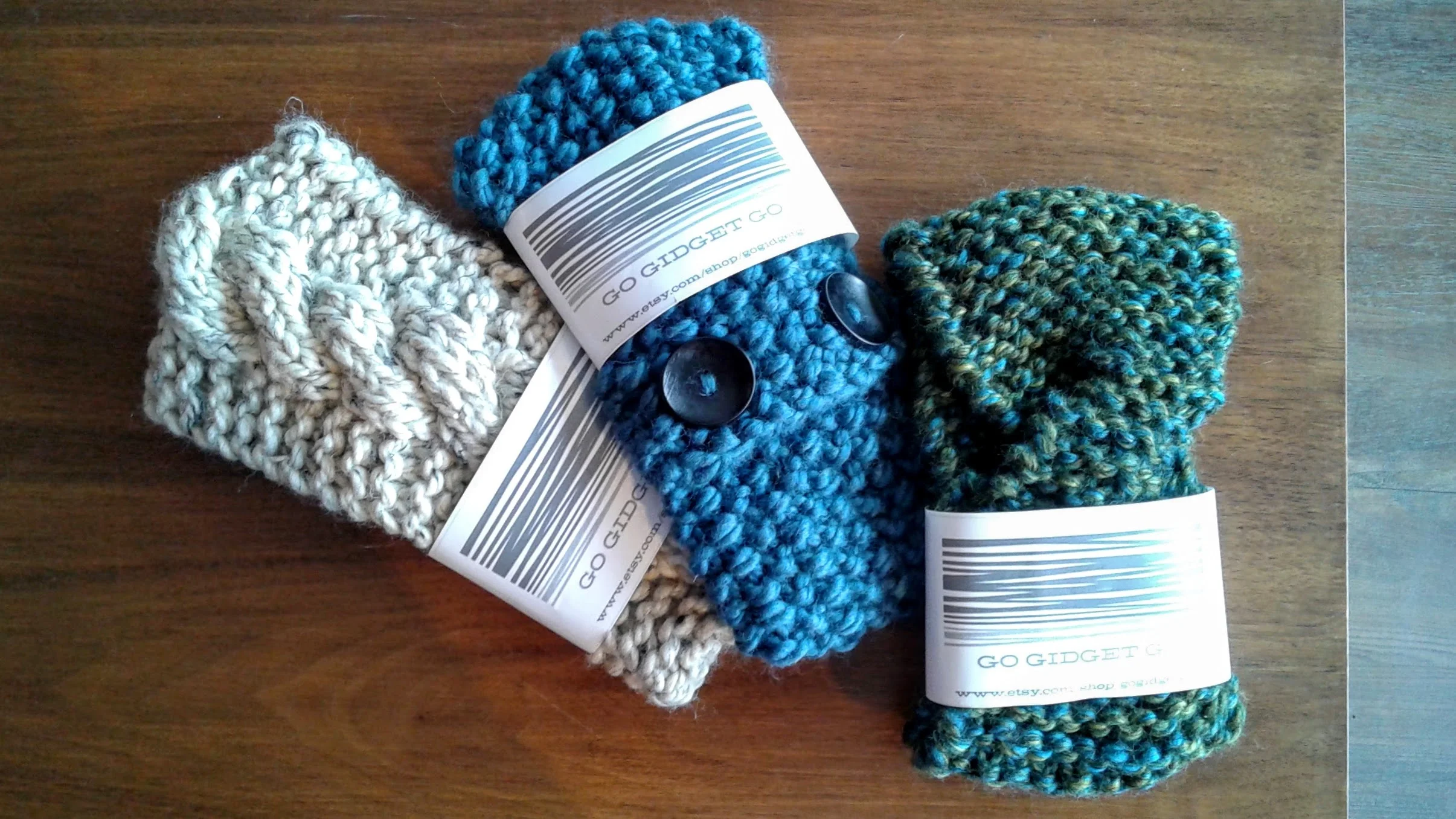 GoGidgetGo knit headbands, $20