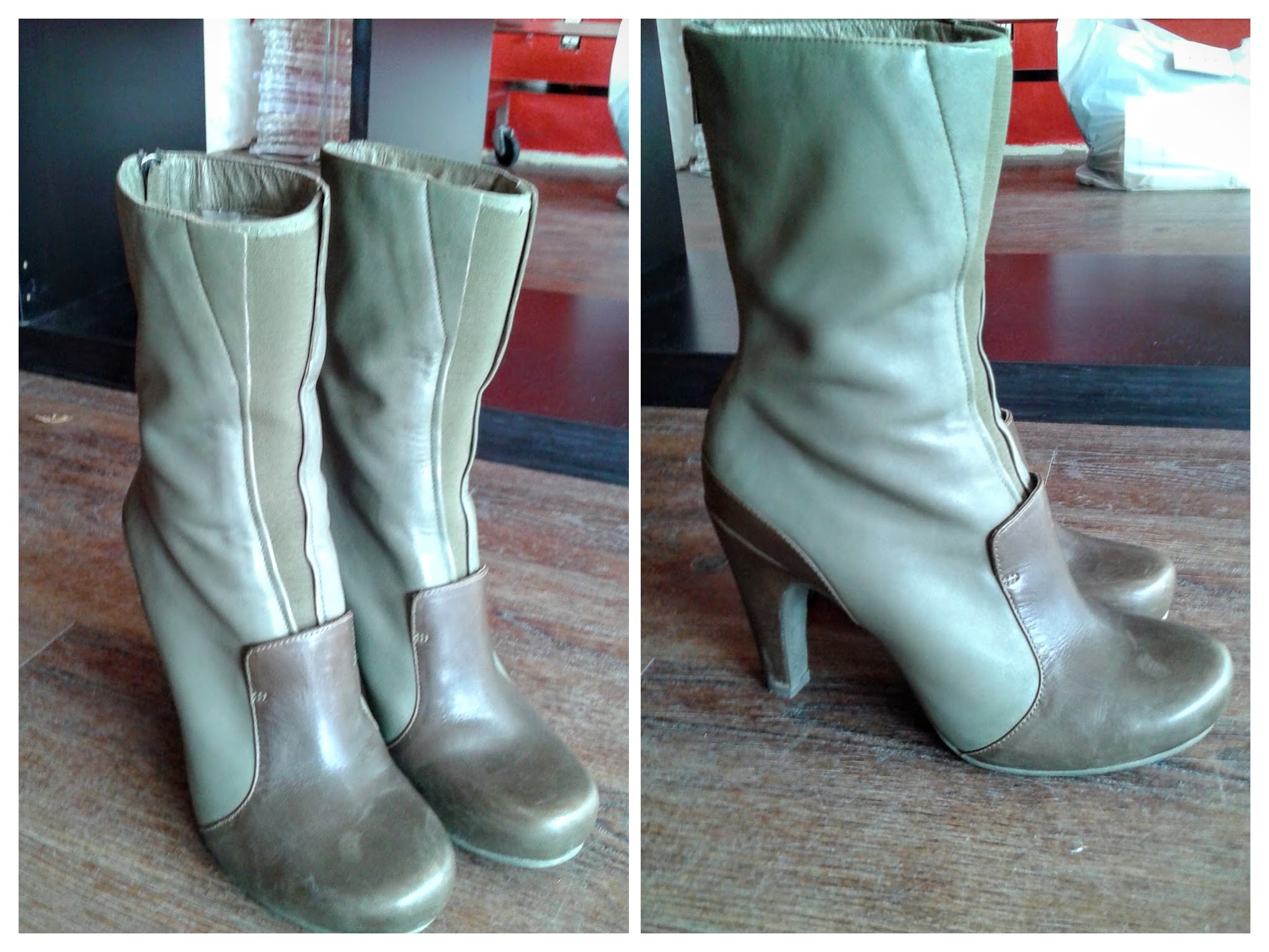 Green Tsubo boots!