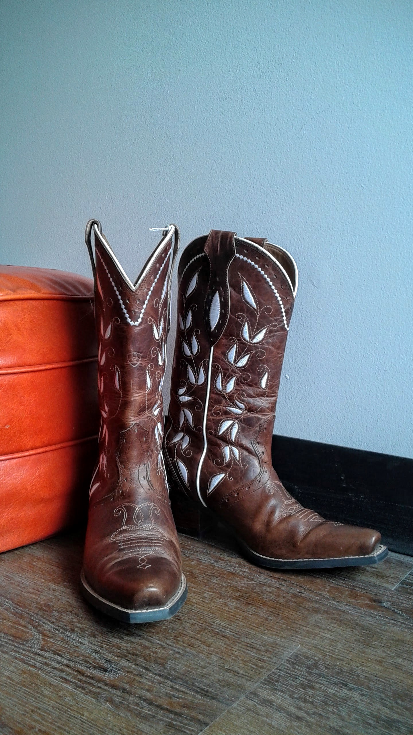 Ariat boots; S7.5, $125