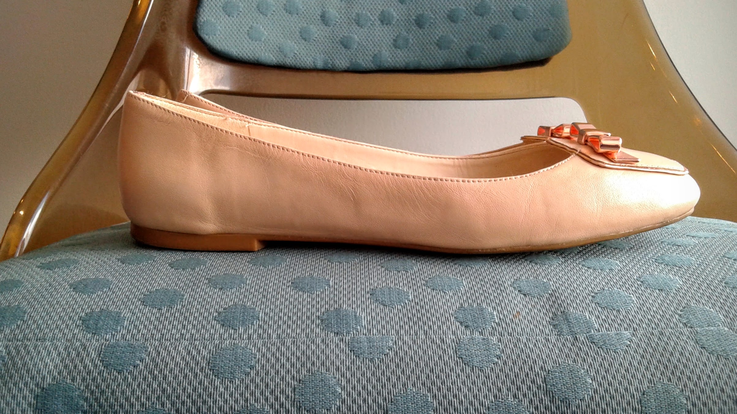 Nine West flats; S8, $34