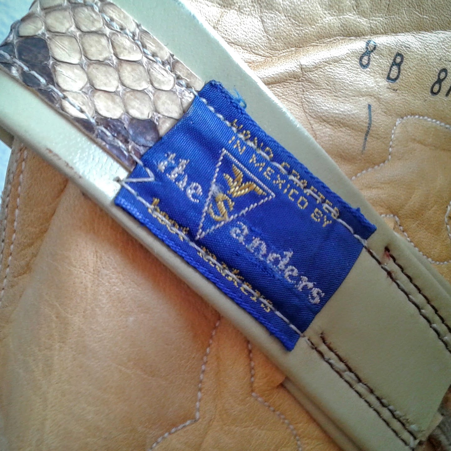 Sanders boot tag
