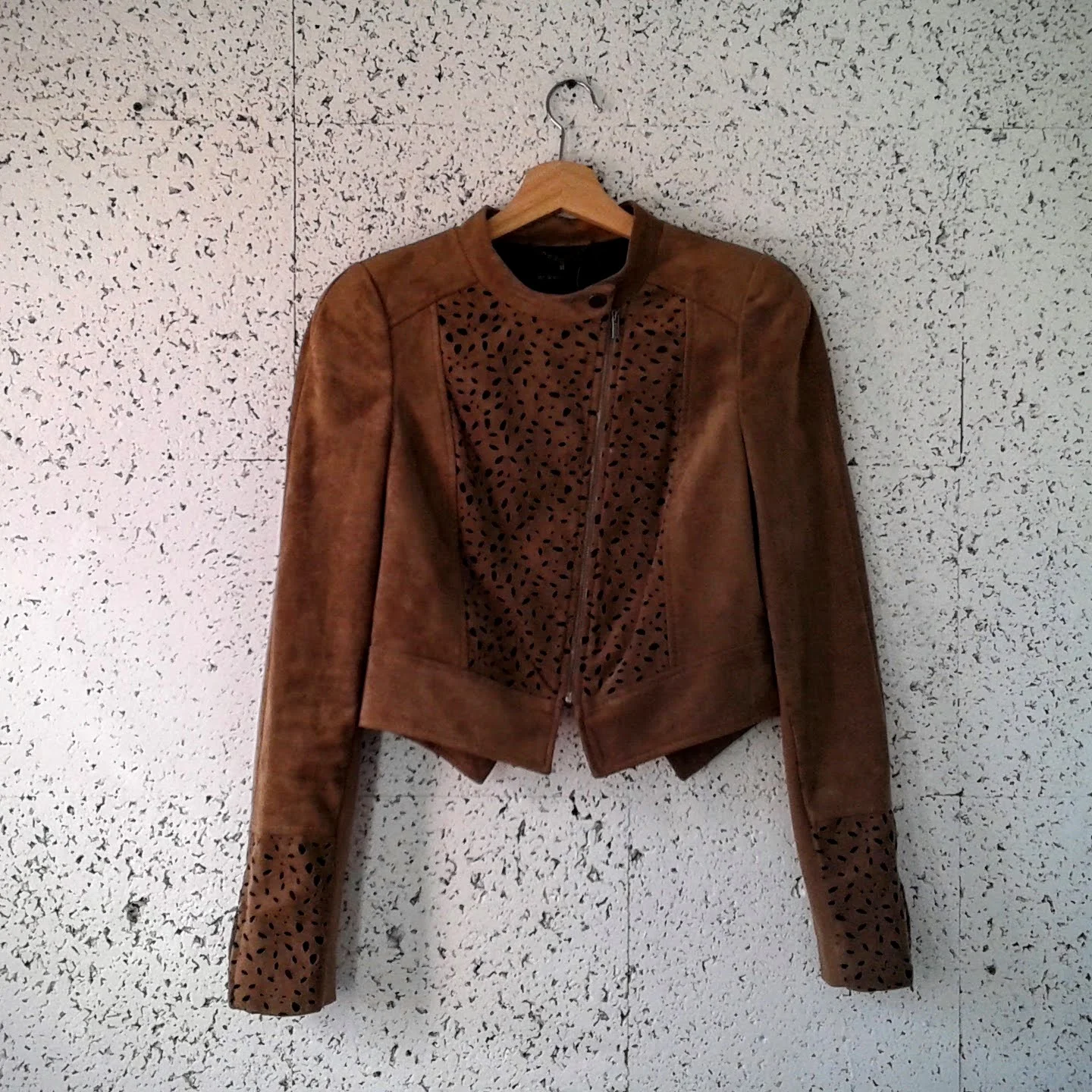 BCBG suede jacket; Size S, $40