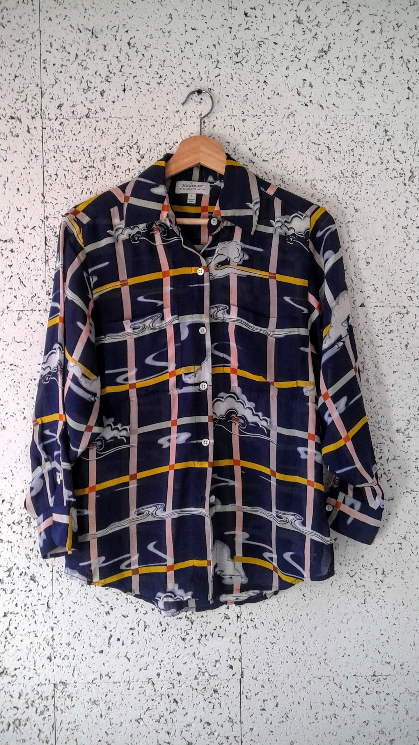 Zoologist by Charlotte Linton shirt; Size S, $30