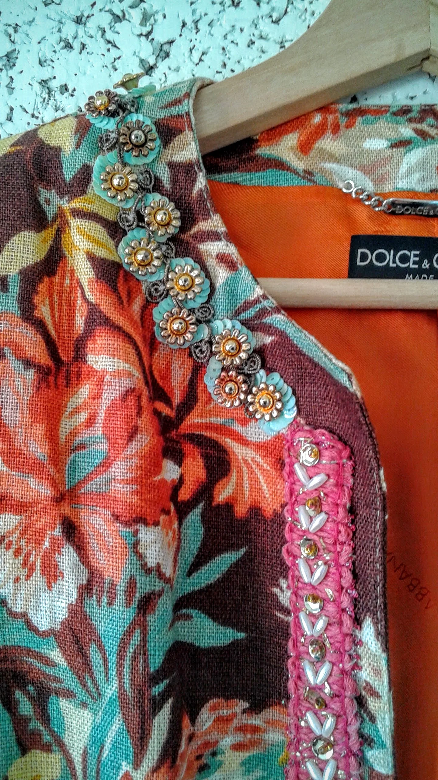 Dolce and Gabban beading