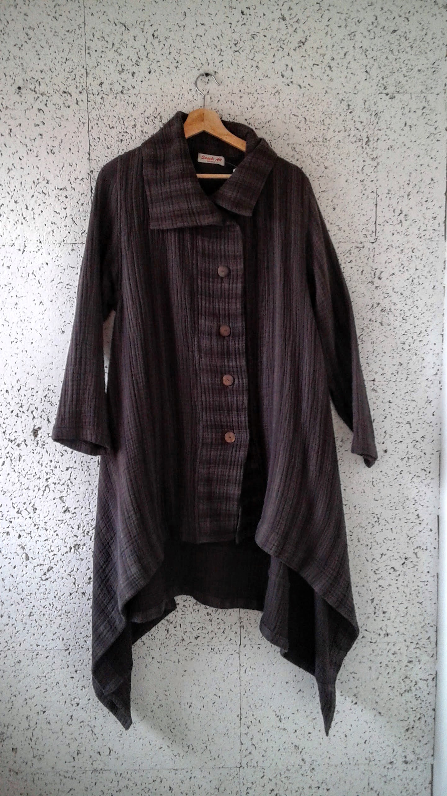 Sasaki Art coat; Size M, $62