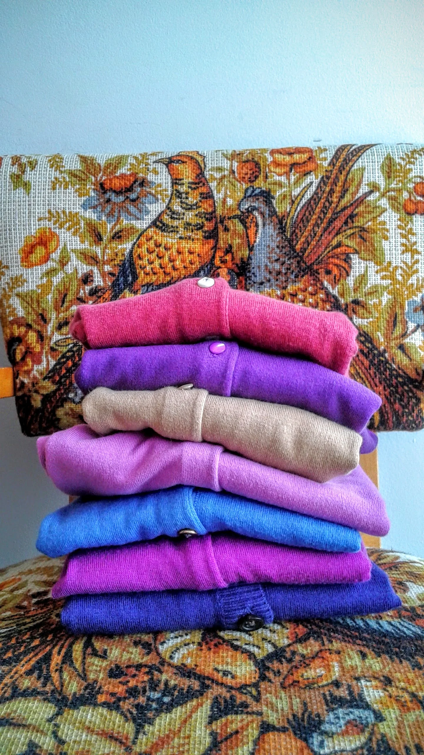 Classic cardigans; various designers and sizes, $26-$32